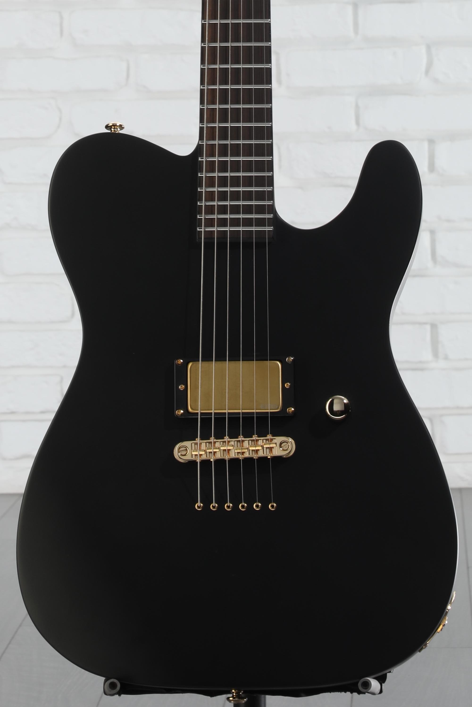 ESP LTD Alan Ashby AA-1 Solidbody Electric Guitar - Black Satin