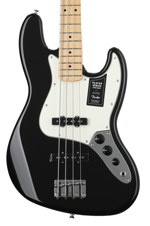 Fender Player Jazz Bass - Black with Maple Fingerboard
