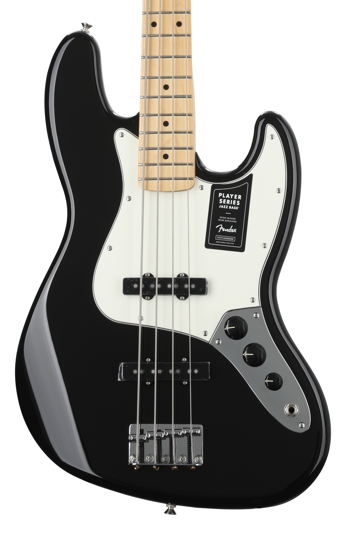 ベース fender player jazz bass pf blk Fender Player Jazz Bass - Black with Maple Fingerboard
