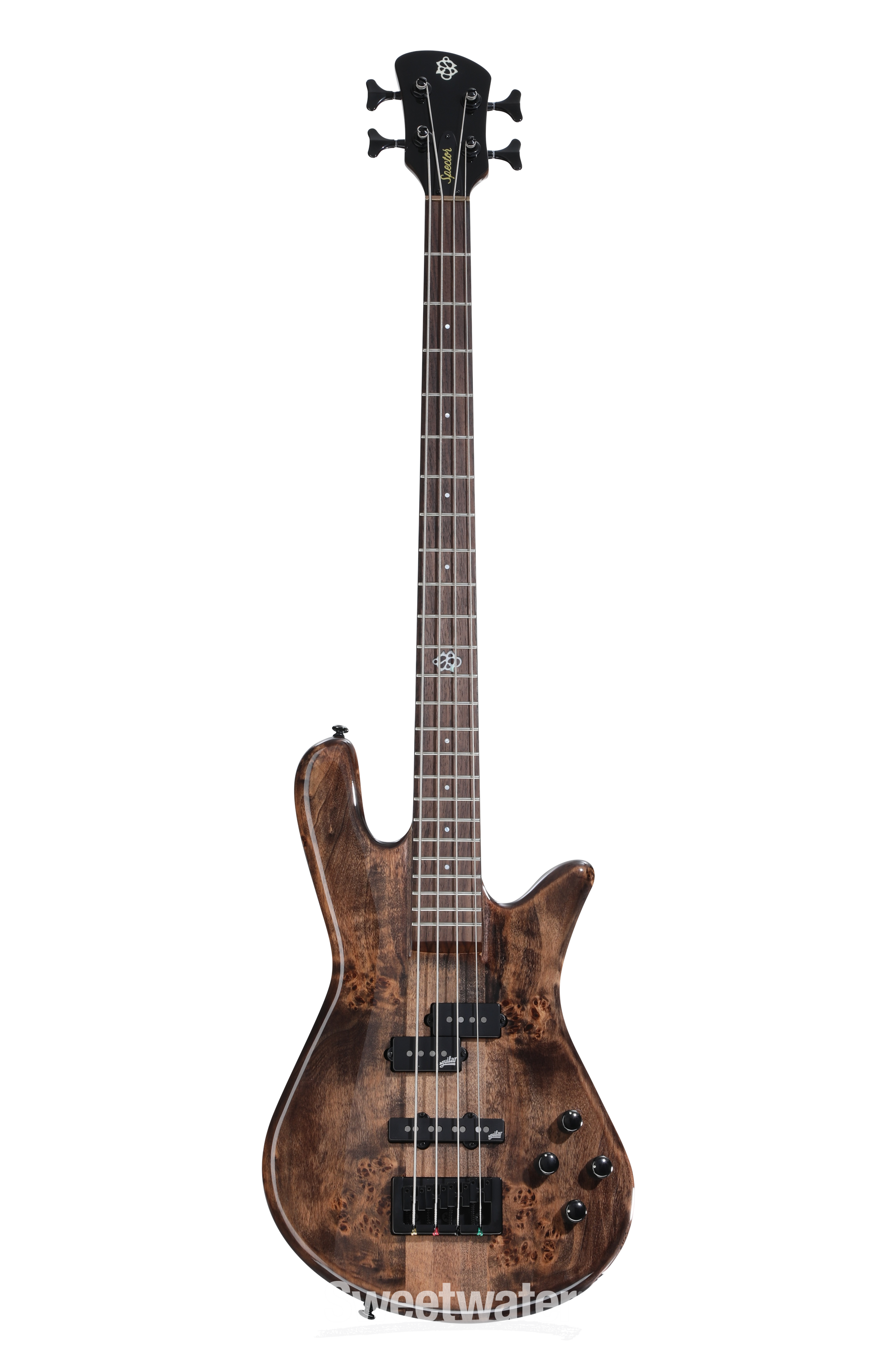 Spector NS Ethos 4 Bass Guitar - Super Faded Black Gloss | Sweetwater