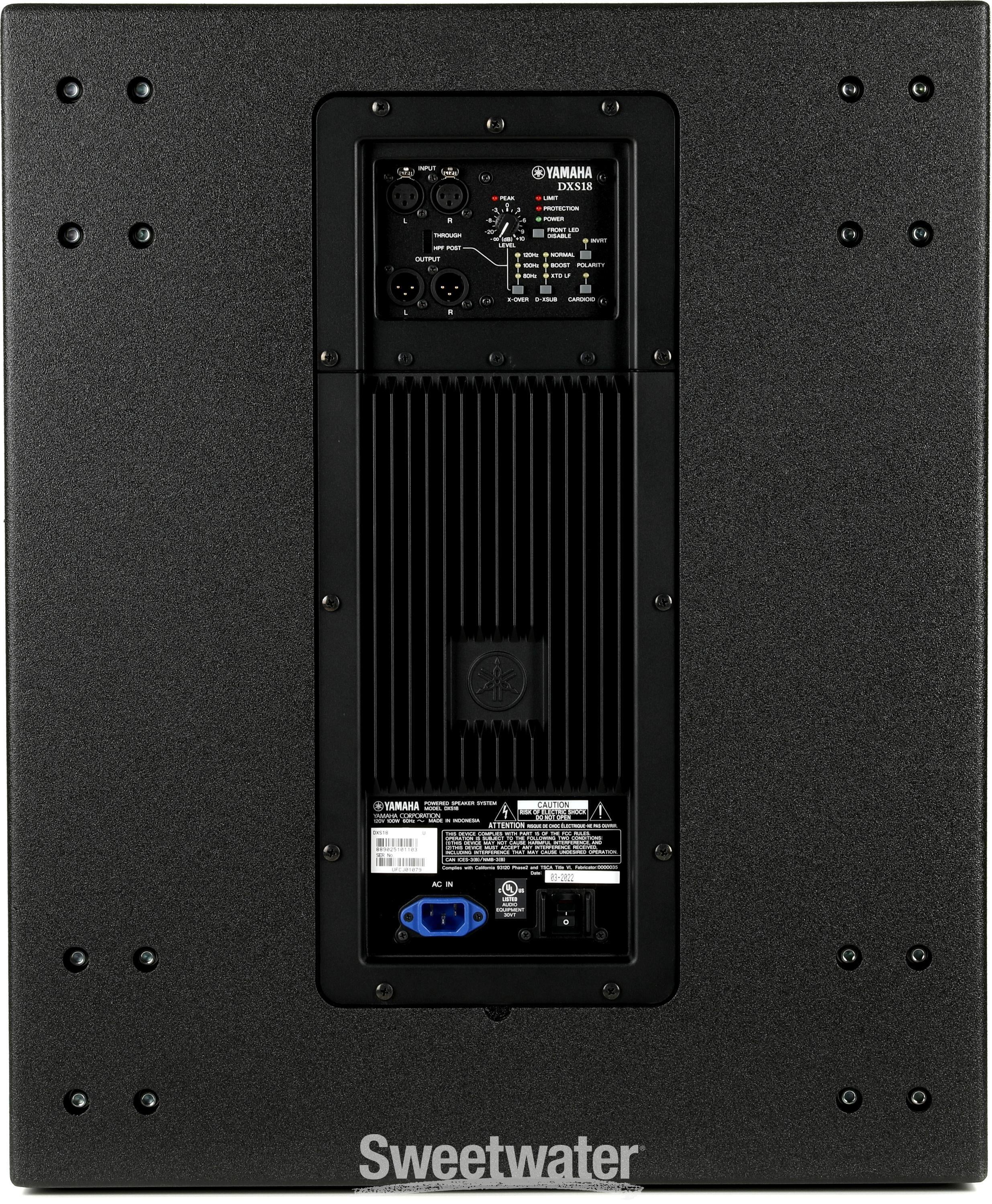 Yamaha store dxs18 subwoofer