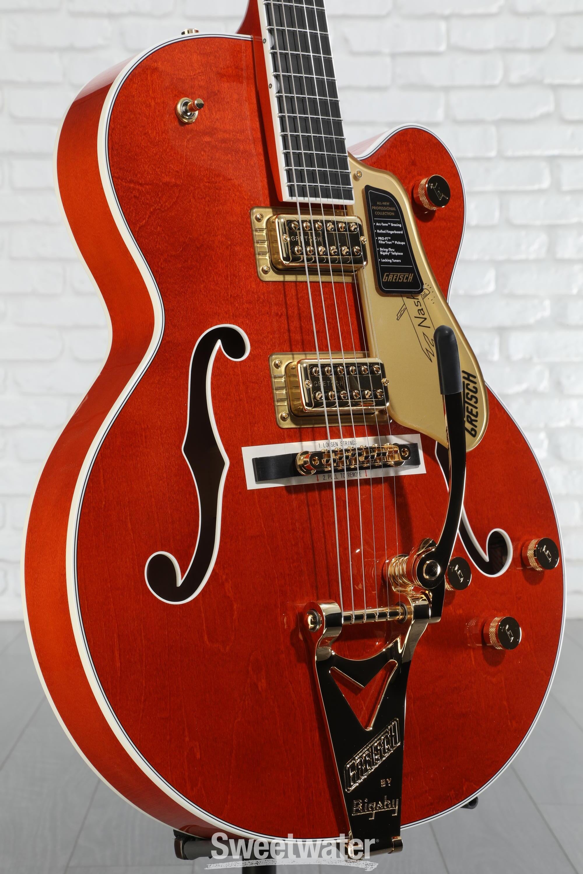 Gretsch Nashville Hollowbody Electric Guitar - Orange Stain