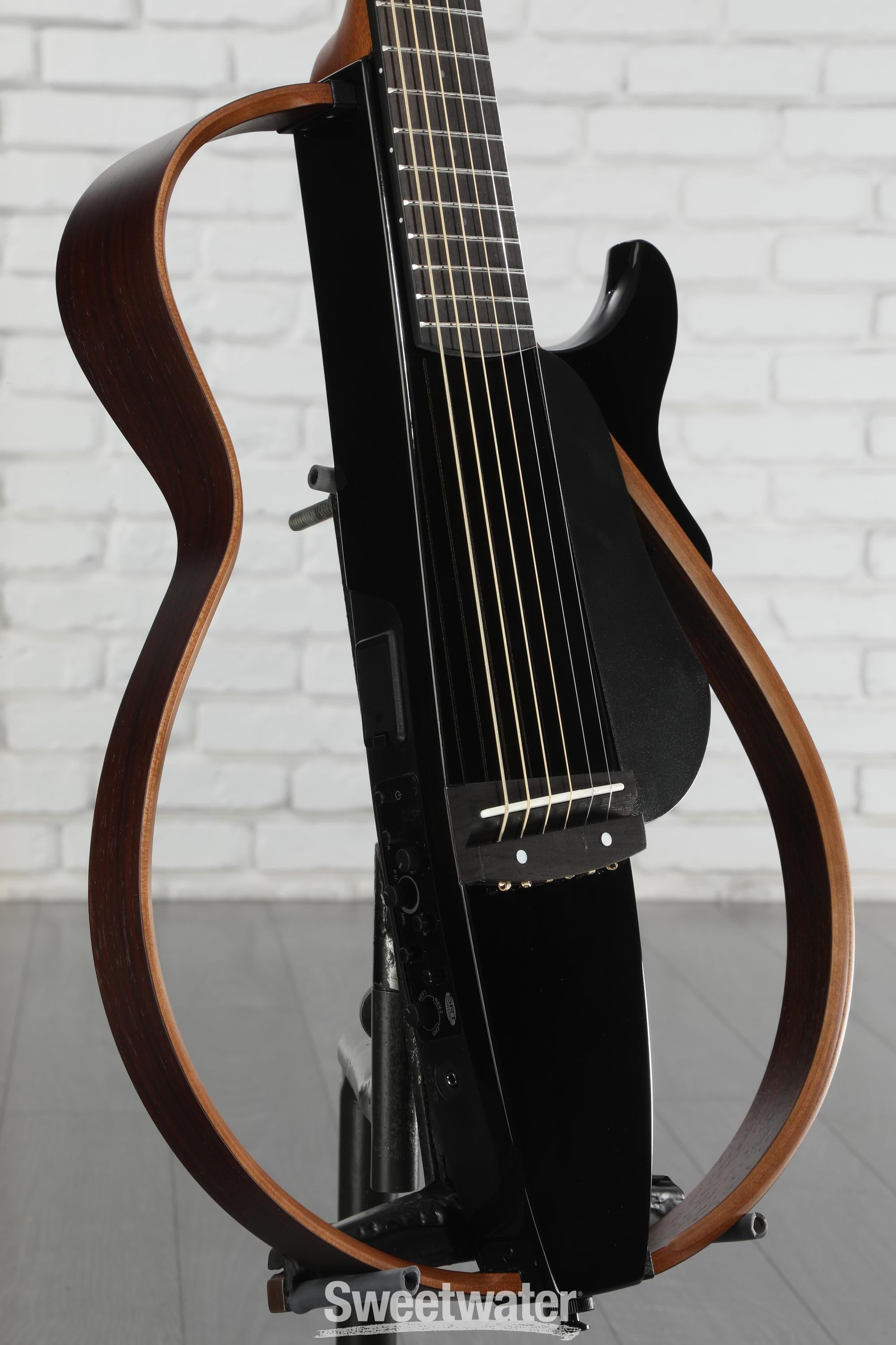 Yamaha SLG200S Silent Guitar - Translucent Black | Sweetwater