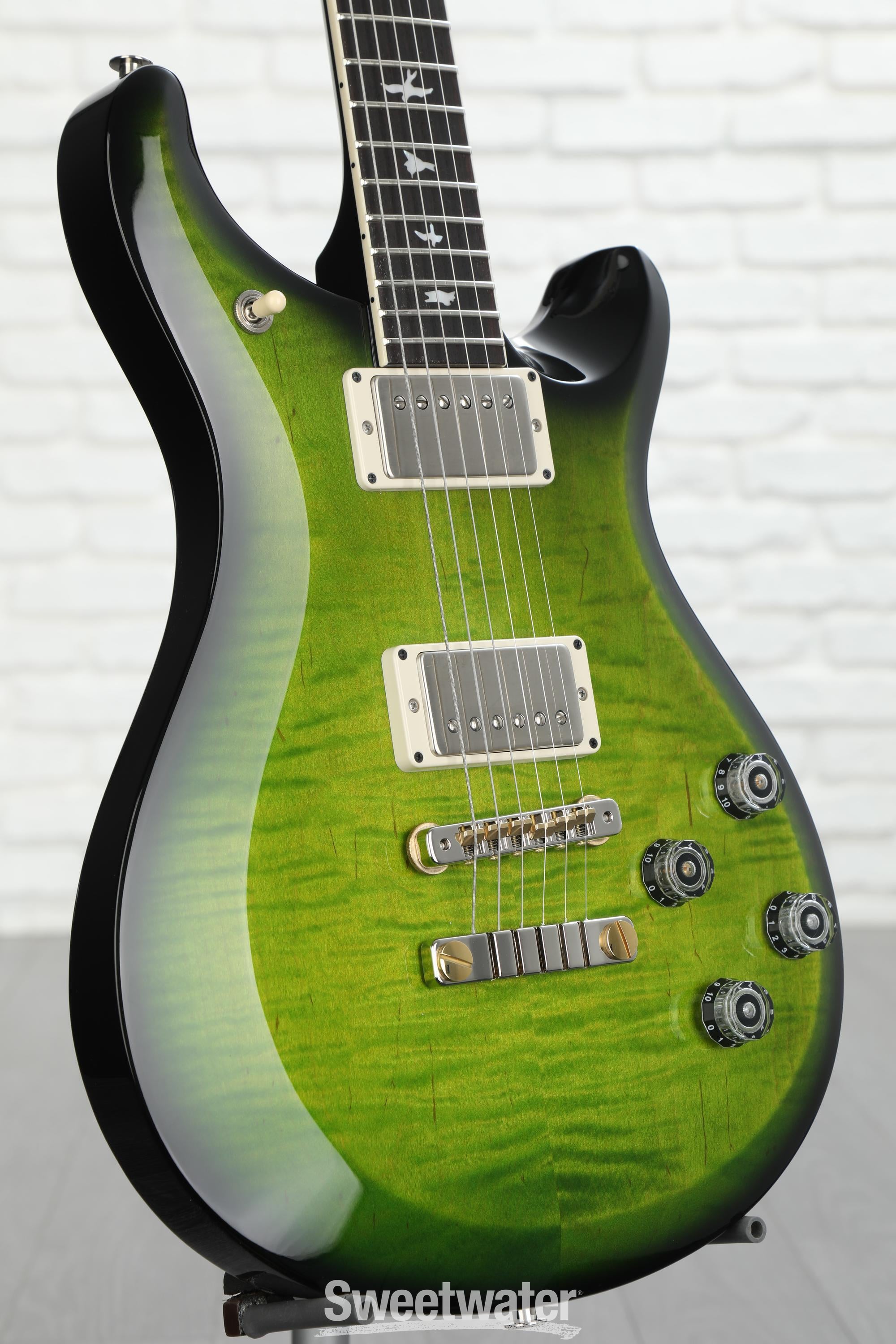 PRS S2 McCarty 594 Electric Guitar - Ezra Verde Black Wrap Burst