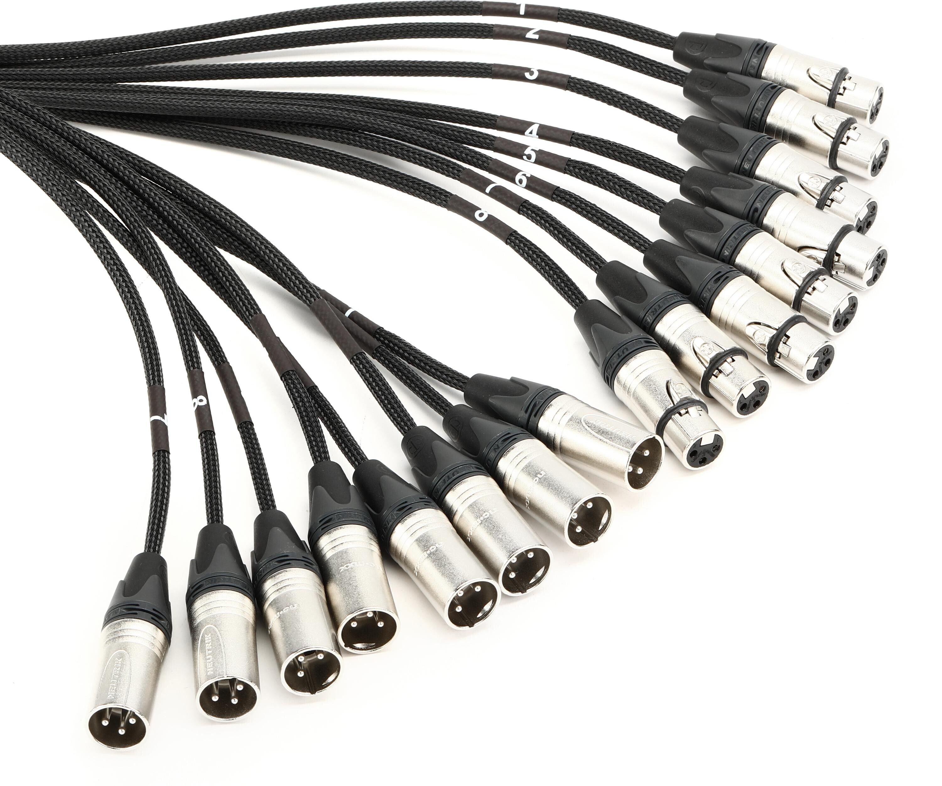 Photo of JUMPERZ J8CHXM-XF-15 8-channel XLR Male to XLR Female Snake - 15 foot