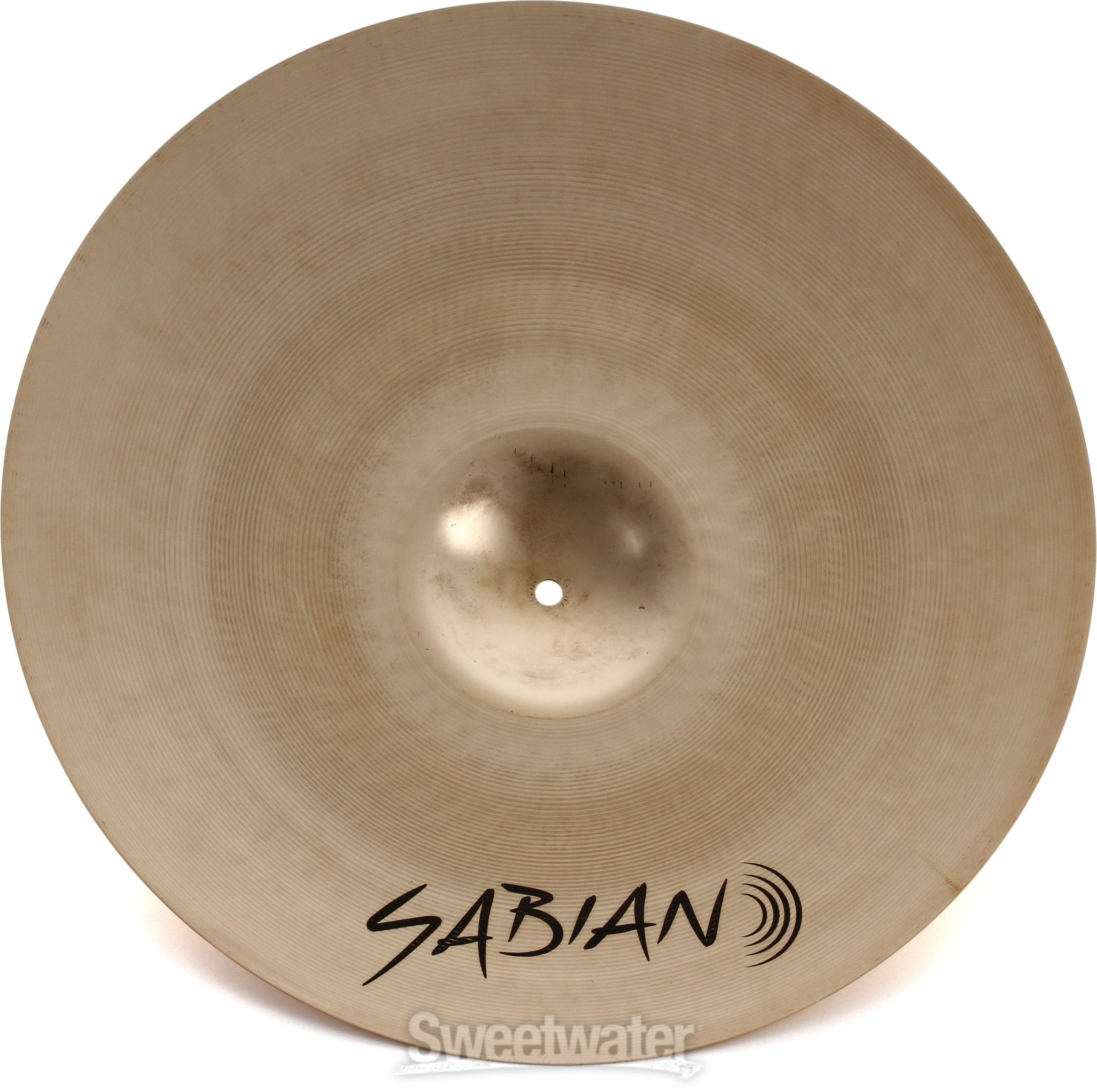 Sabian 20 inch AAX Medium Ride Cymbal - Brilliant Finish | Sweetwater