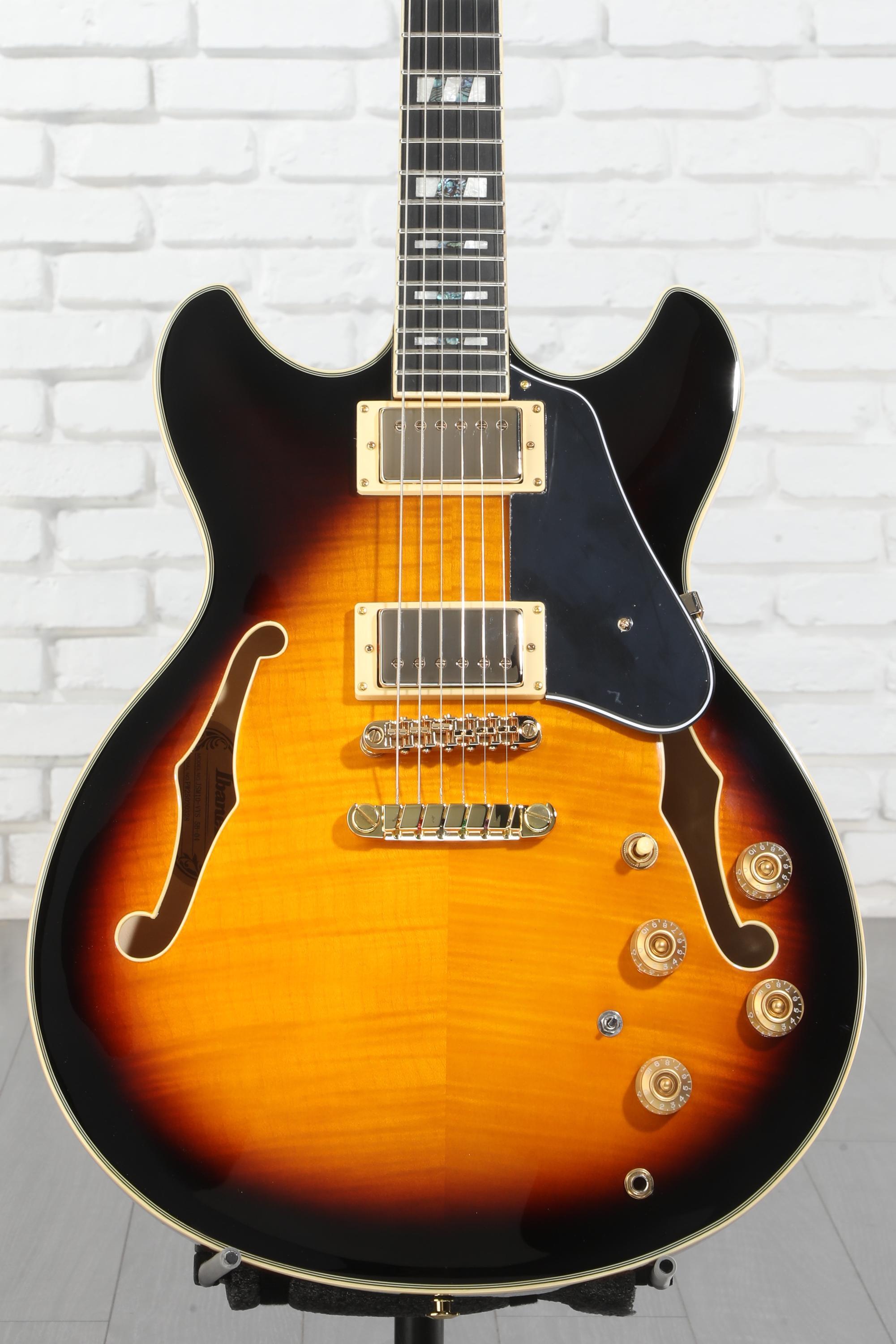 ギター Ibanez JSM10 VYS John Scofield Ibanez John Scofield Signature JSM10 - Vintage Yellow