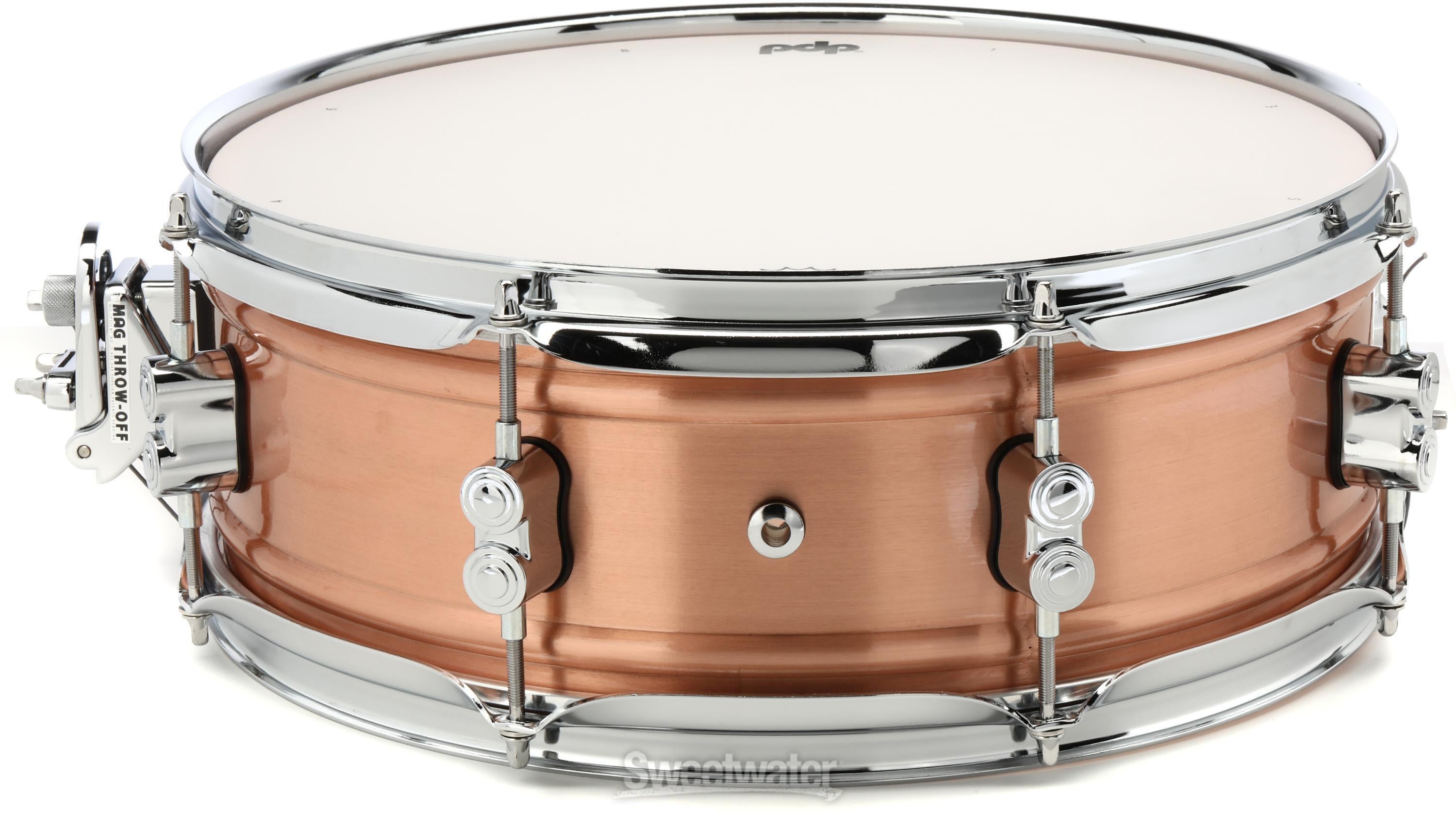 Concept Copper Snare Drum - 5-inch x 14-inch, Natural Satin