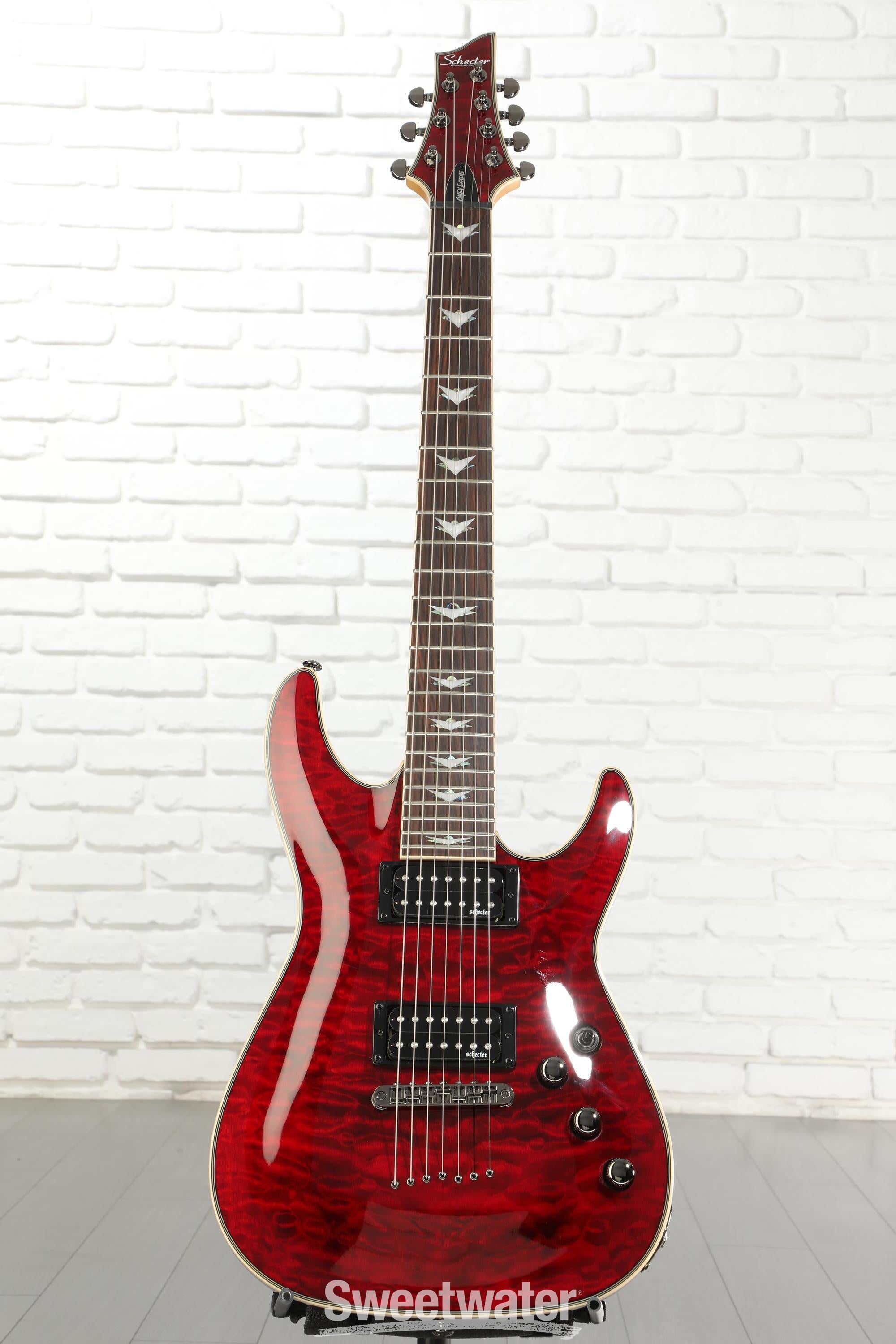 Schecter Omen Extreme-7 Electric Guitar - Black Cherry | Sweetwater