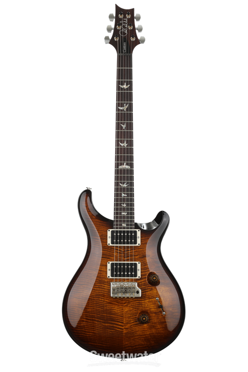 PRS Custom 24 - Black Gold Wrap with Pattern Regular Neck