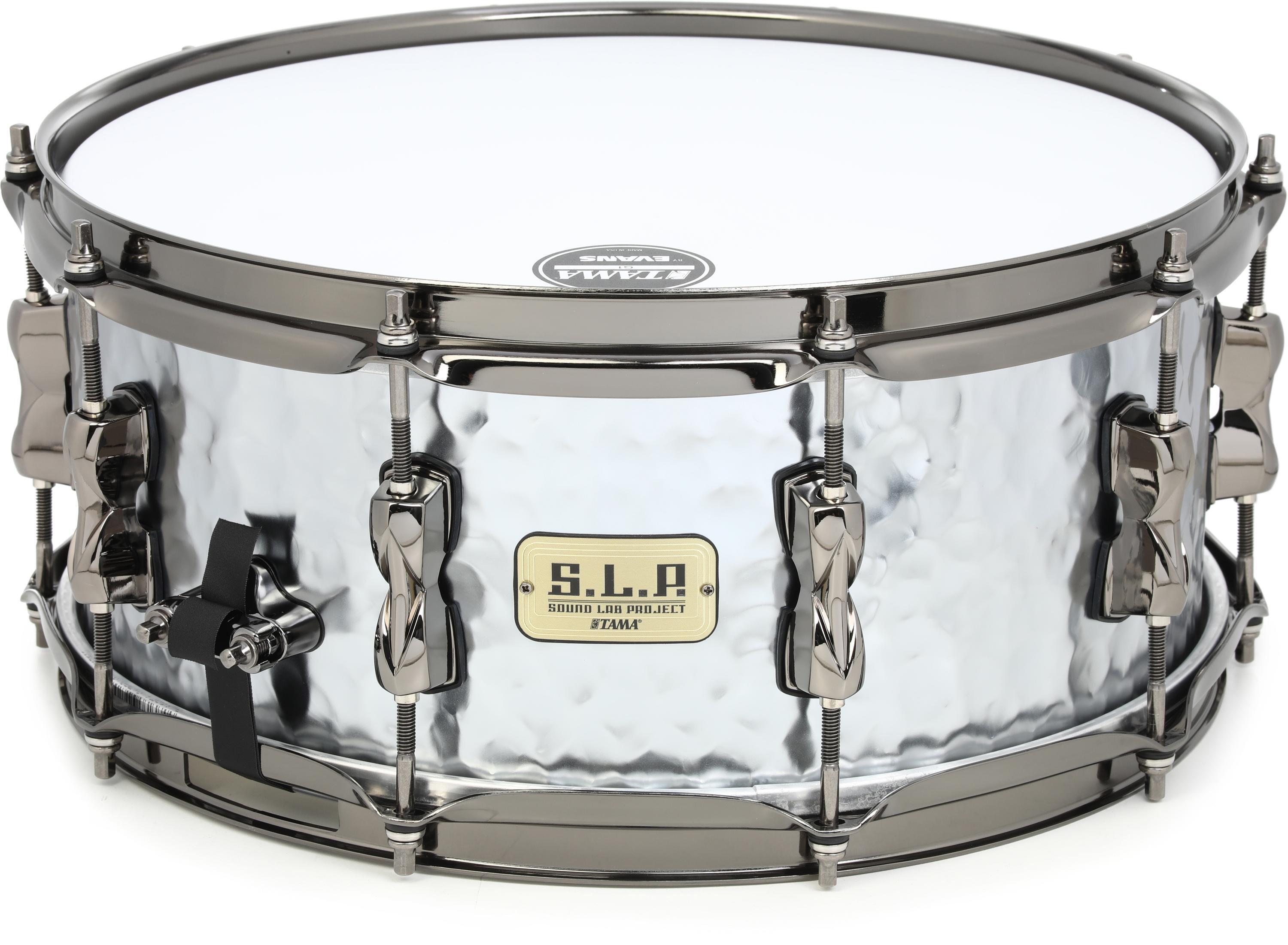 Tama S.L.P. Expressive Hammered Steel Snare Drum - 6 x 14 inch 