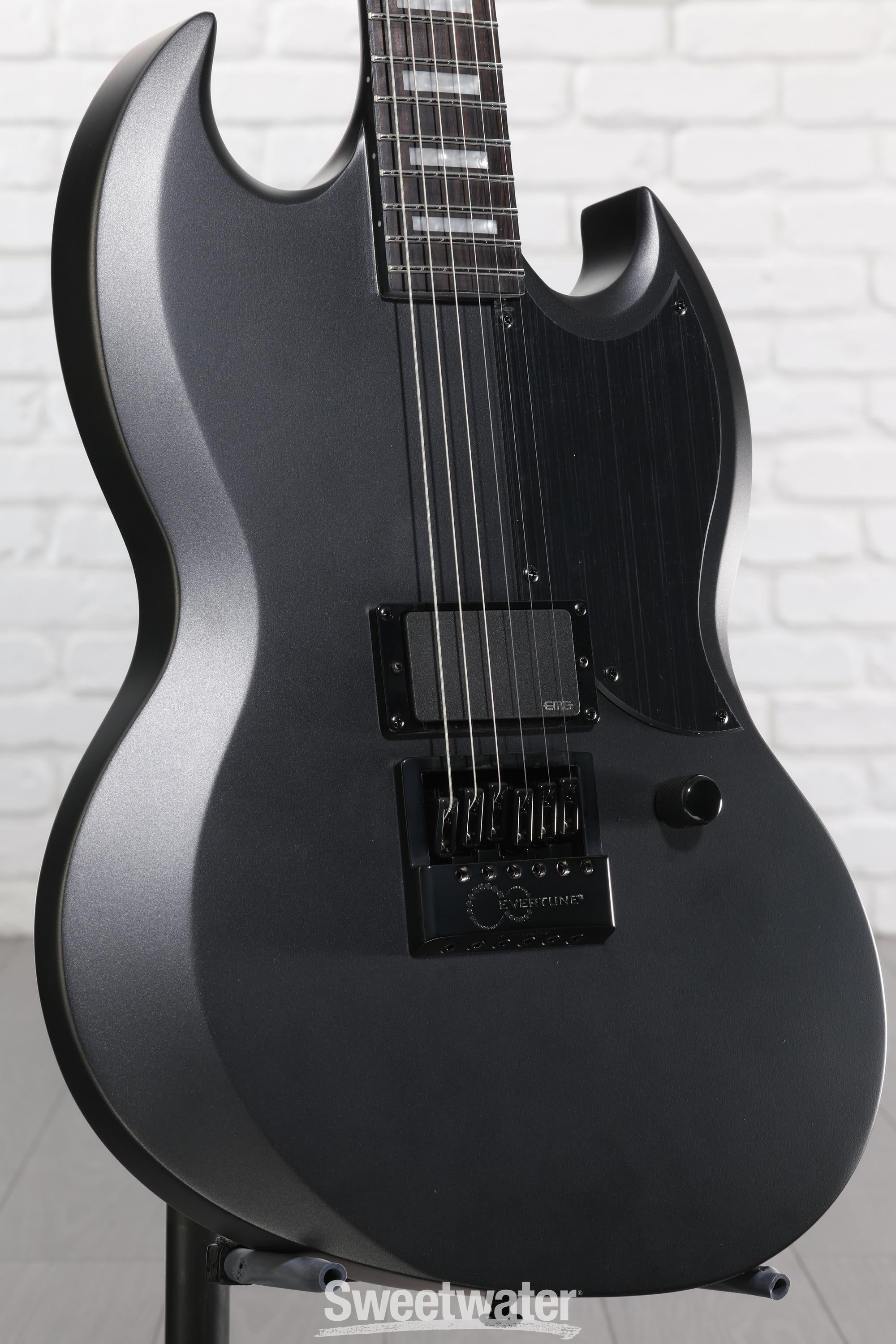 Photo of ESP LTD Viper-1001 ET Electric Guitar - Charcoal Metallic Satin