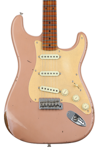 Fender Custom Shop Limited-edition Roasted '56 Stratocaster Relic Electric Guitar - Shell Pink