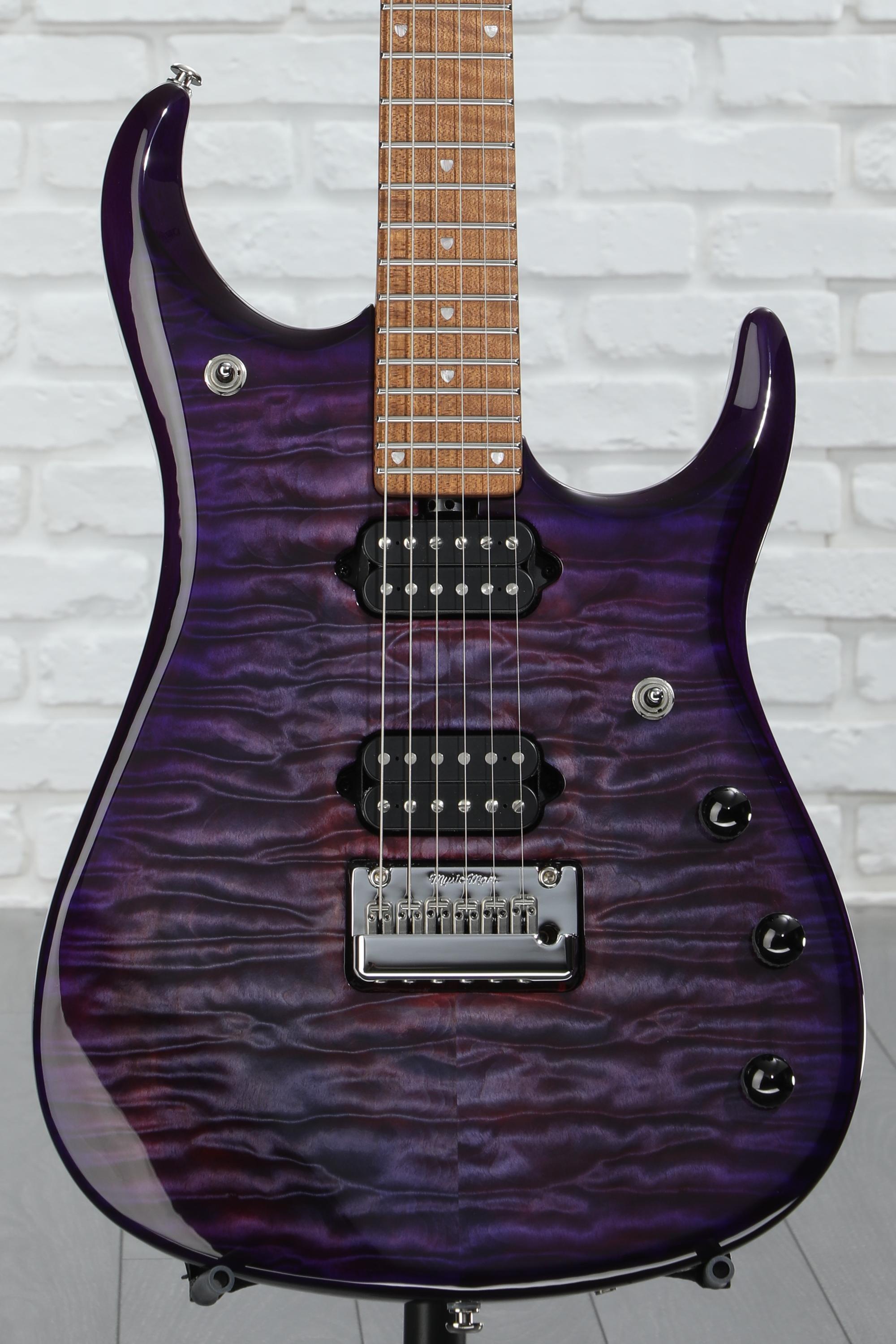 Ernie Ball Music Man JP15 Electric Guitar - Purple Nebula