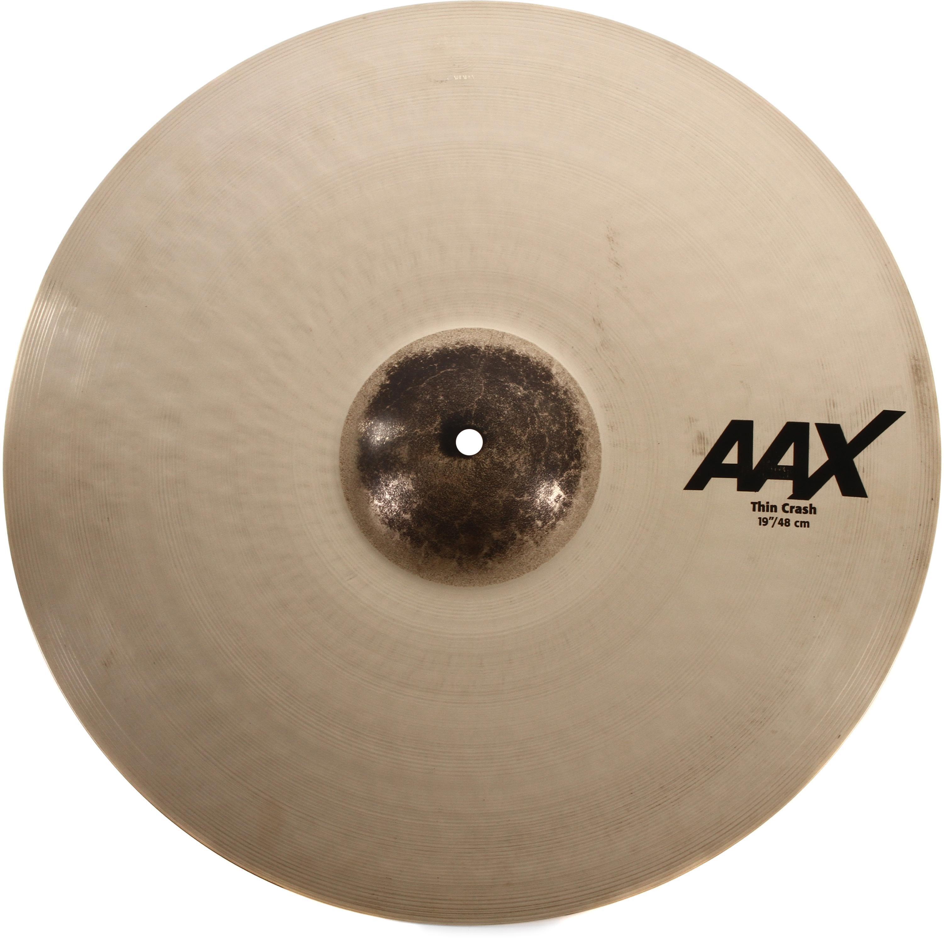 Sabian 19 inch AAX Thin Crash Cymbal - Brilliant Finish