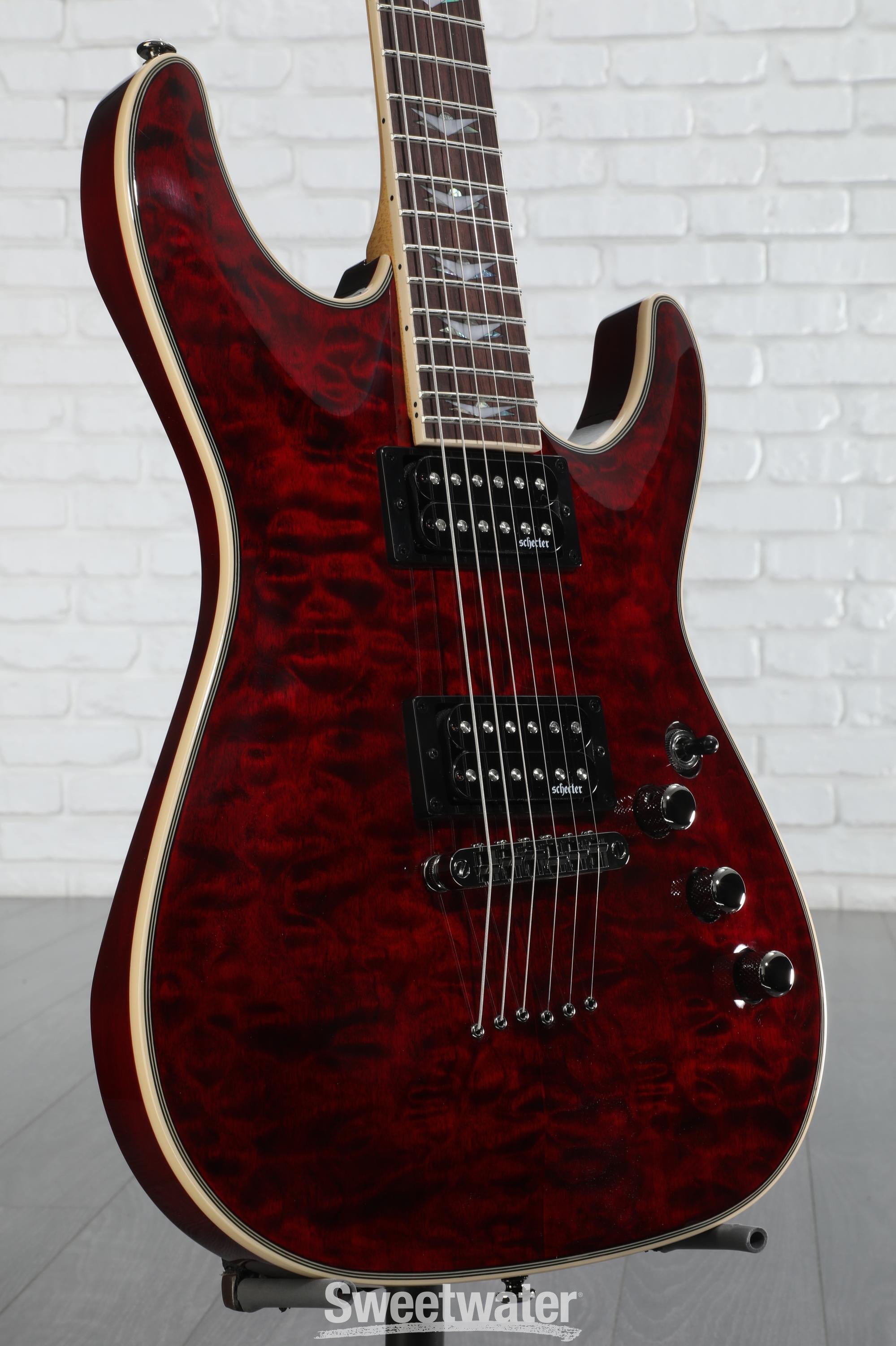 Schecter Omen Extreme-6 Electric Guitar - Black Cherry