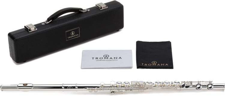 Tromana FL300 Student Flute - Silver-plated