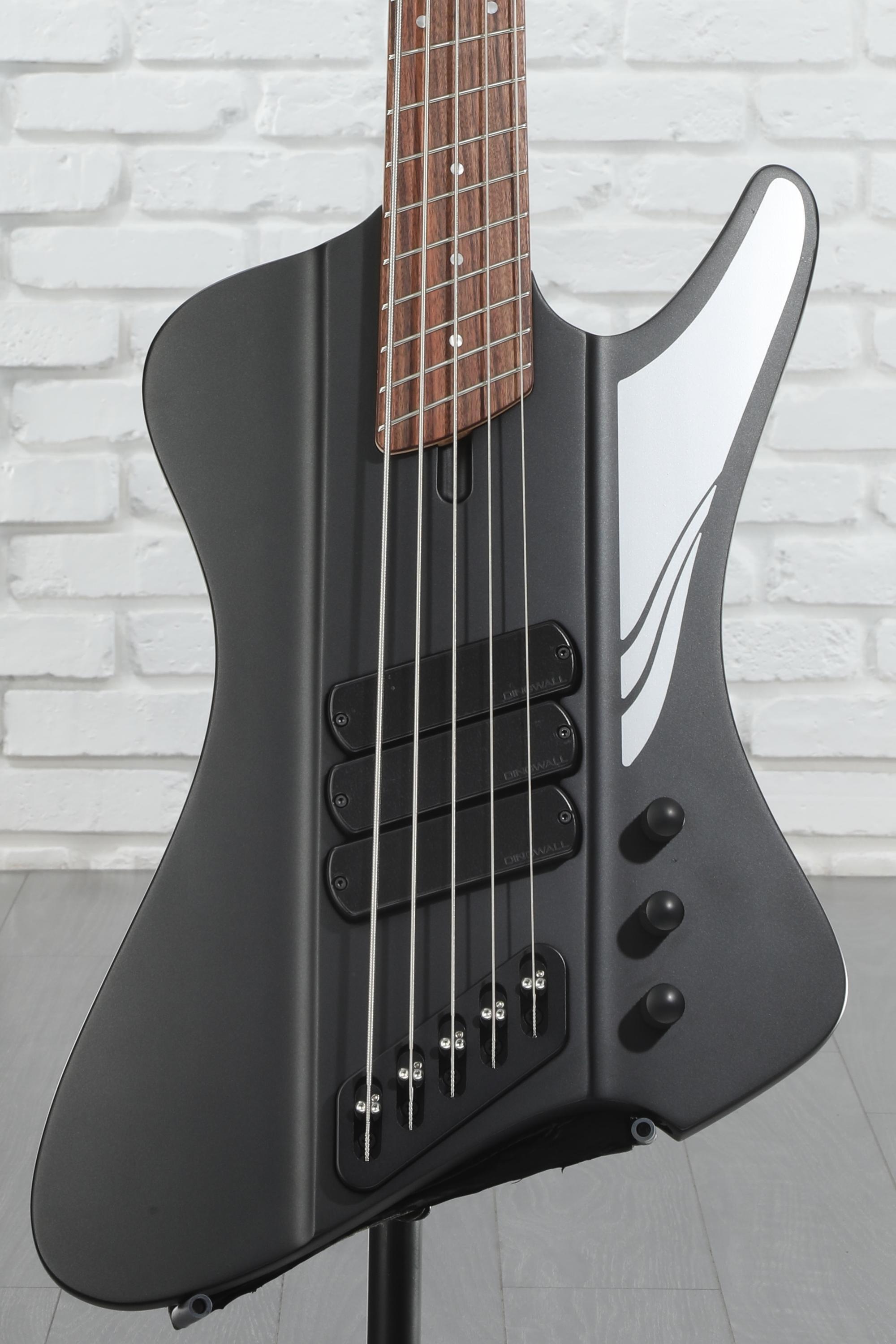 Dingwall Guitars D-Roc 5-string Electric Bass Guitar - Matte Metallic Black