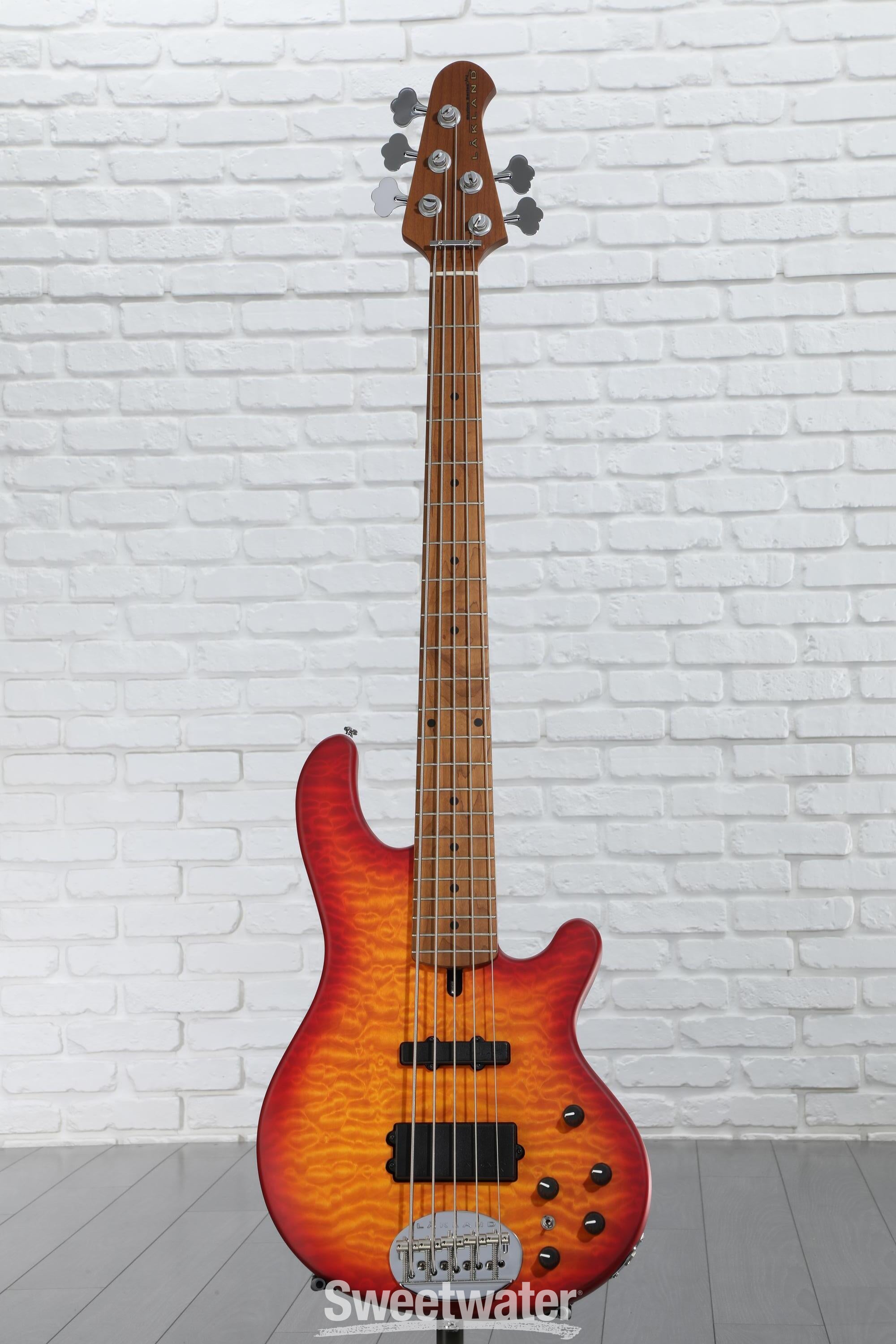 ベース LAKLAND SK-4DX Cherry Sunburst / Maple