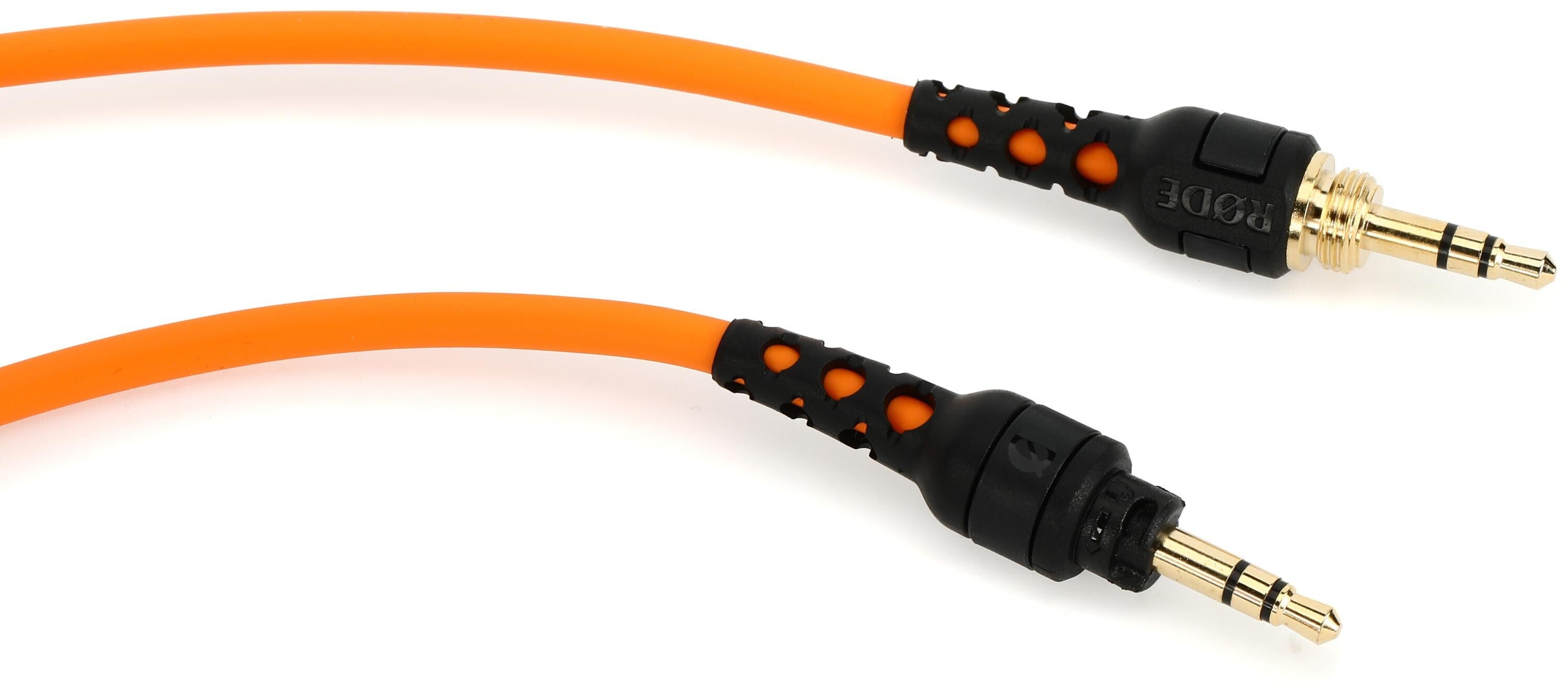 Photo of Rode NTH-100 3.5mm to 3.5mm TRS Cable - 7.9-foot, Orange