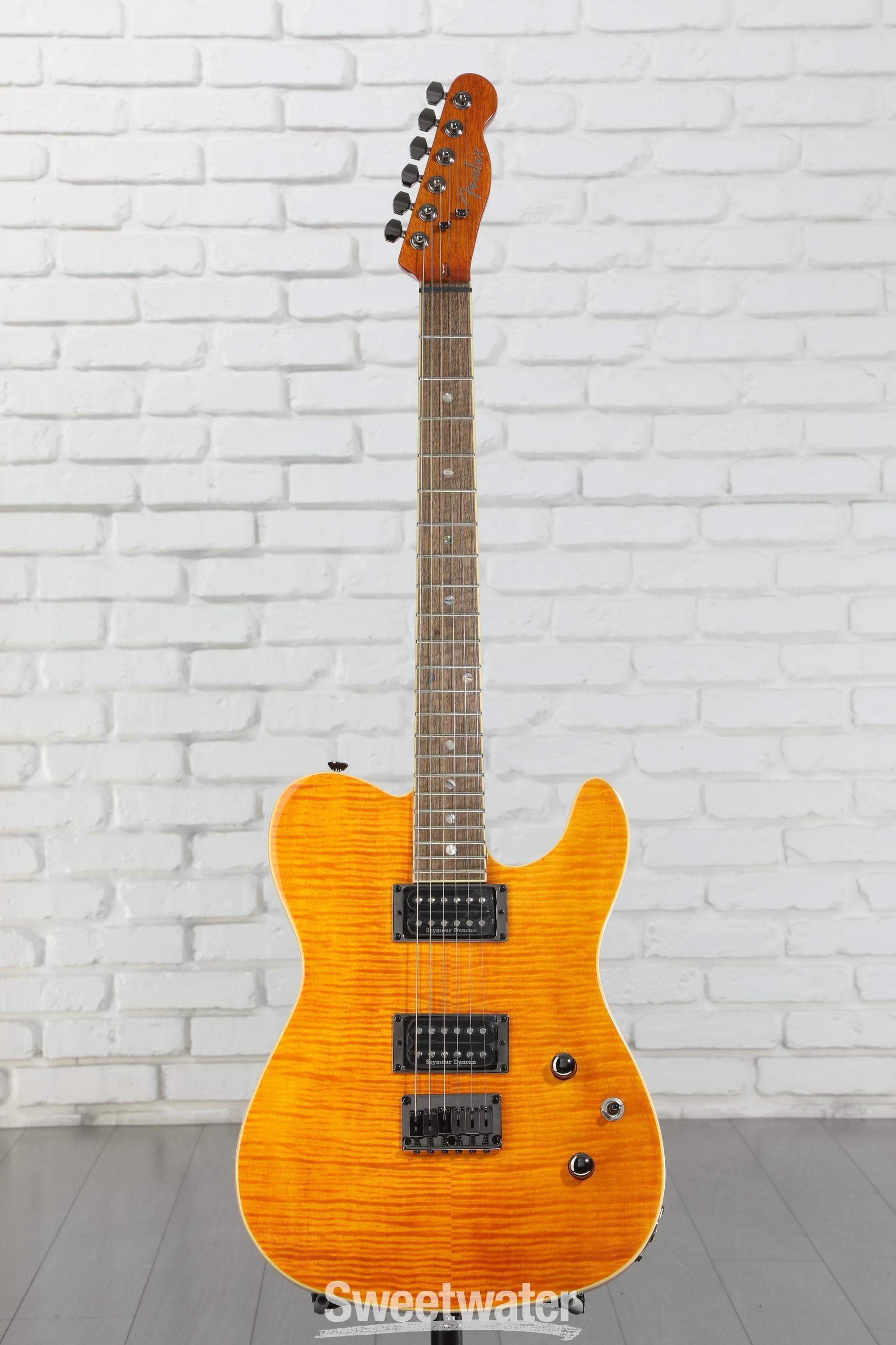 Fender Custom Telecaster FMT HH アンバー Fender Special Edition Custom Telecaster FMT HH - Amber
