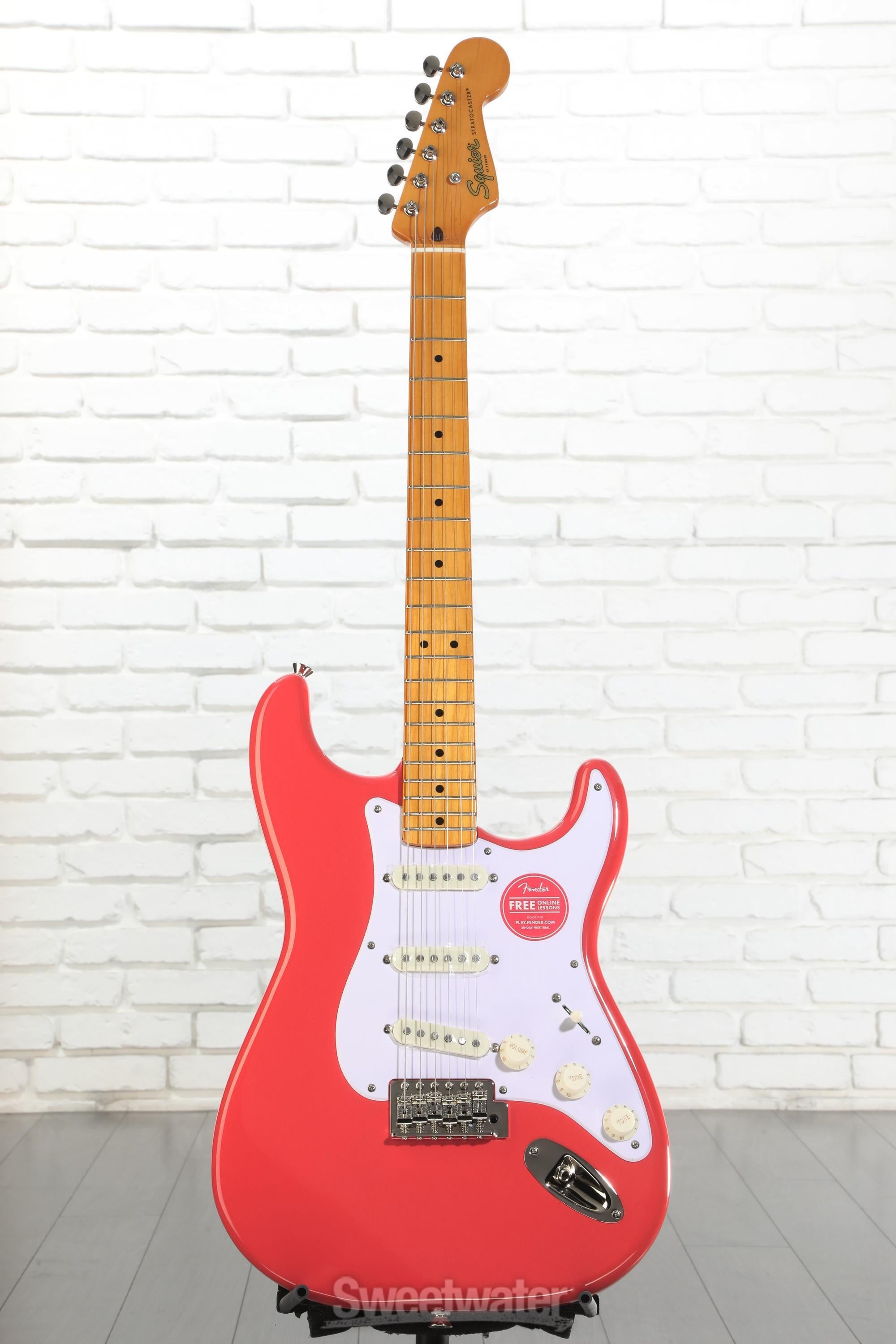 ギター Squier Classic Vibe '50s Stratocaster Squier Classic Vibe '50s Stratocaster - Fiesta Red | Sweetwater