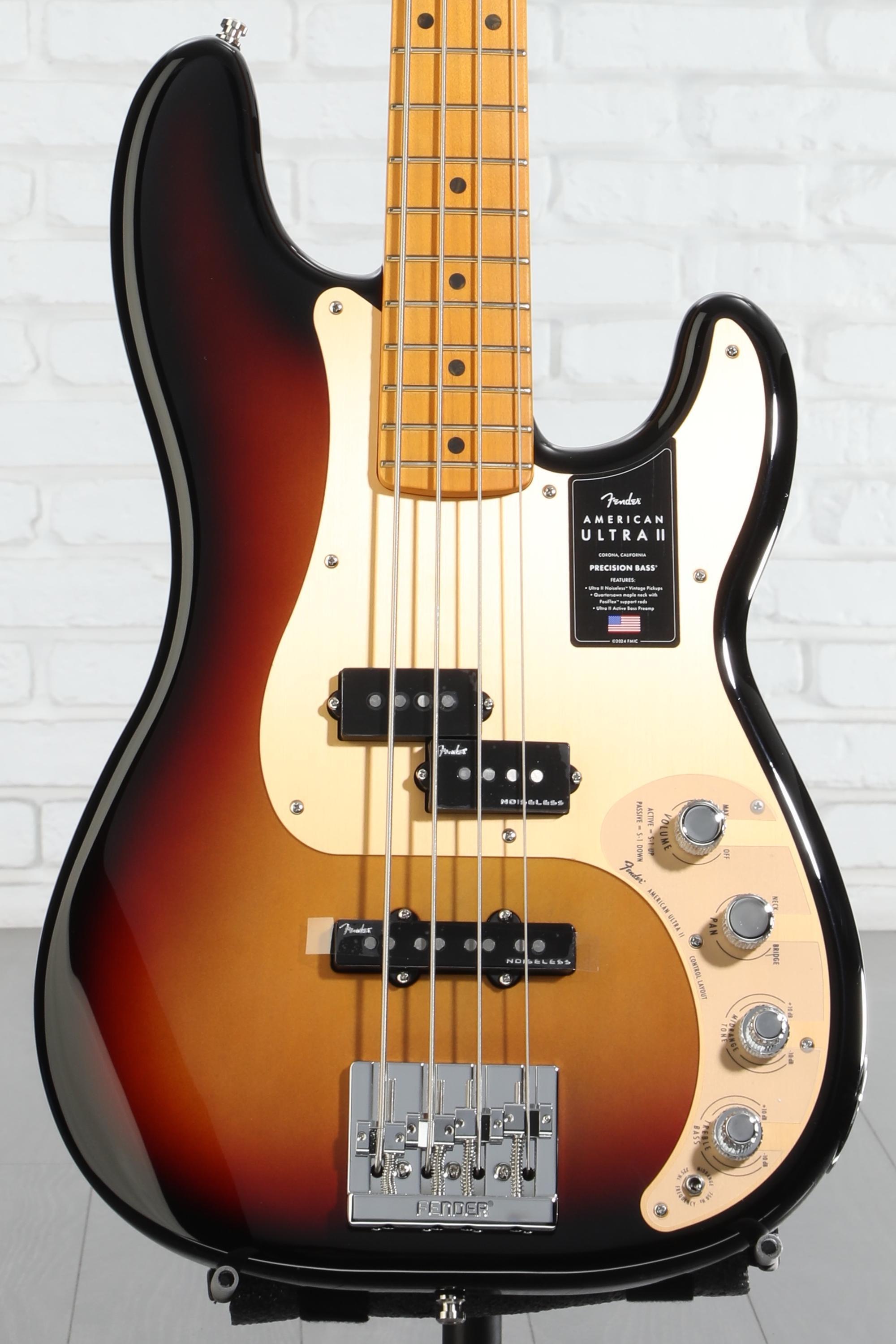 Fender American Ultra II Precision Bass - Ultraburst | Sweetwater