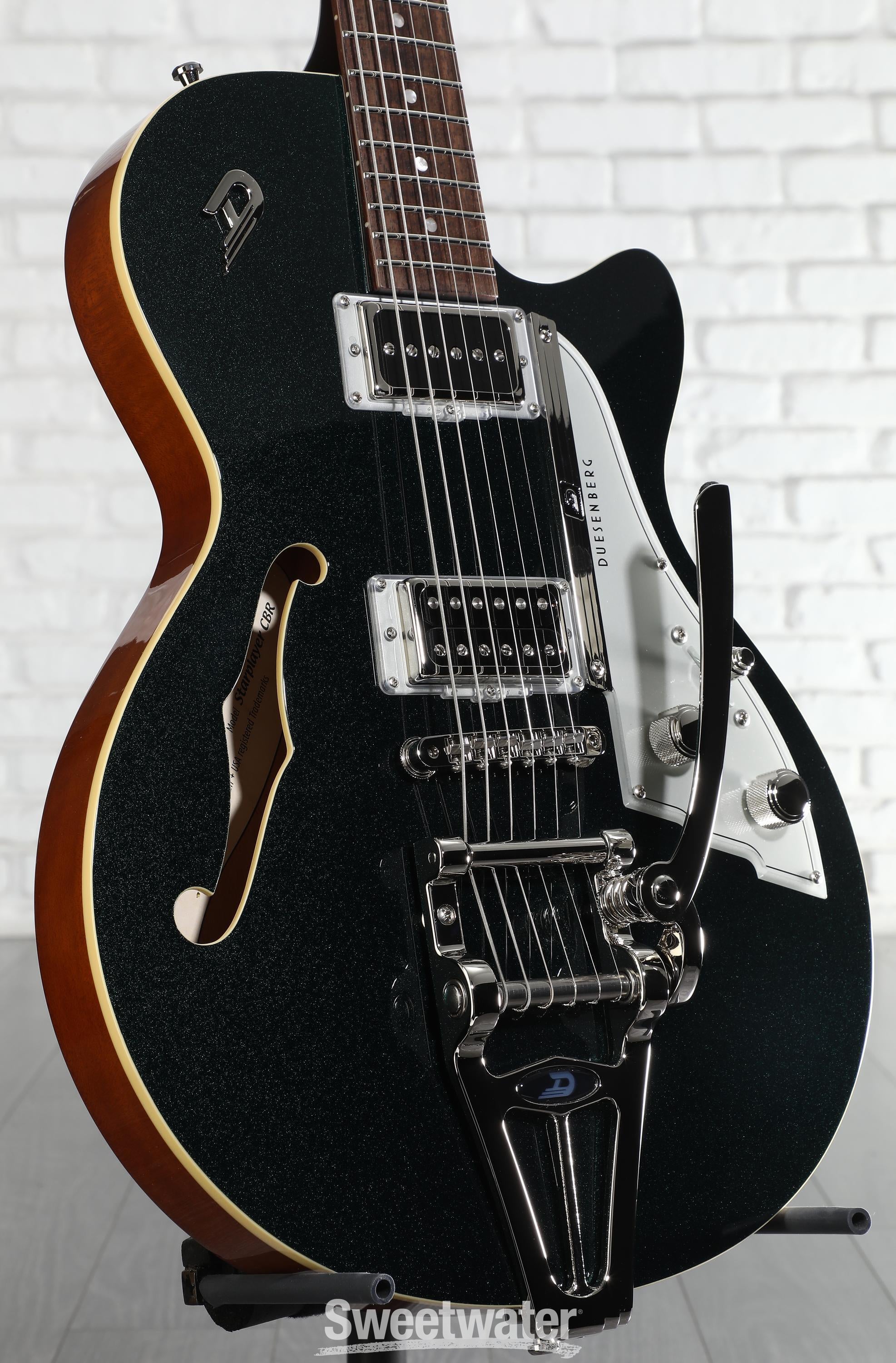 Photo of Duesenberg Starplayer CBR Semi-hollowbody Electric Guitar - Catalina Green