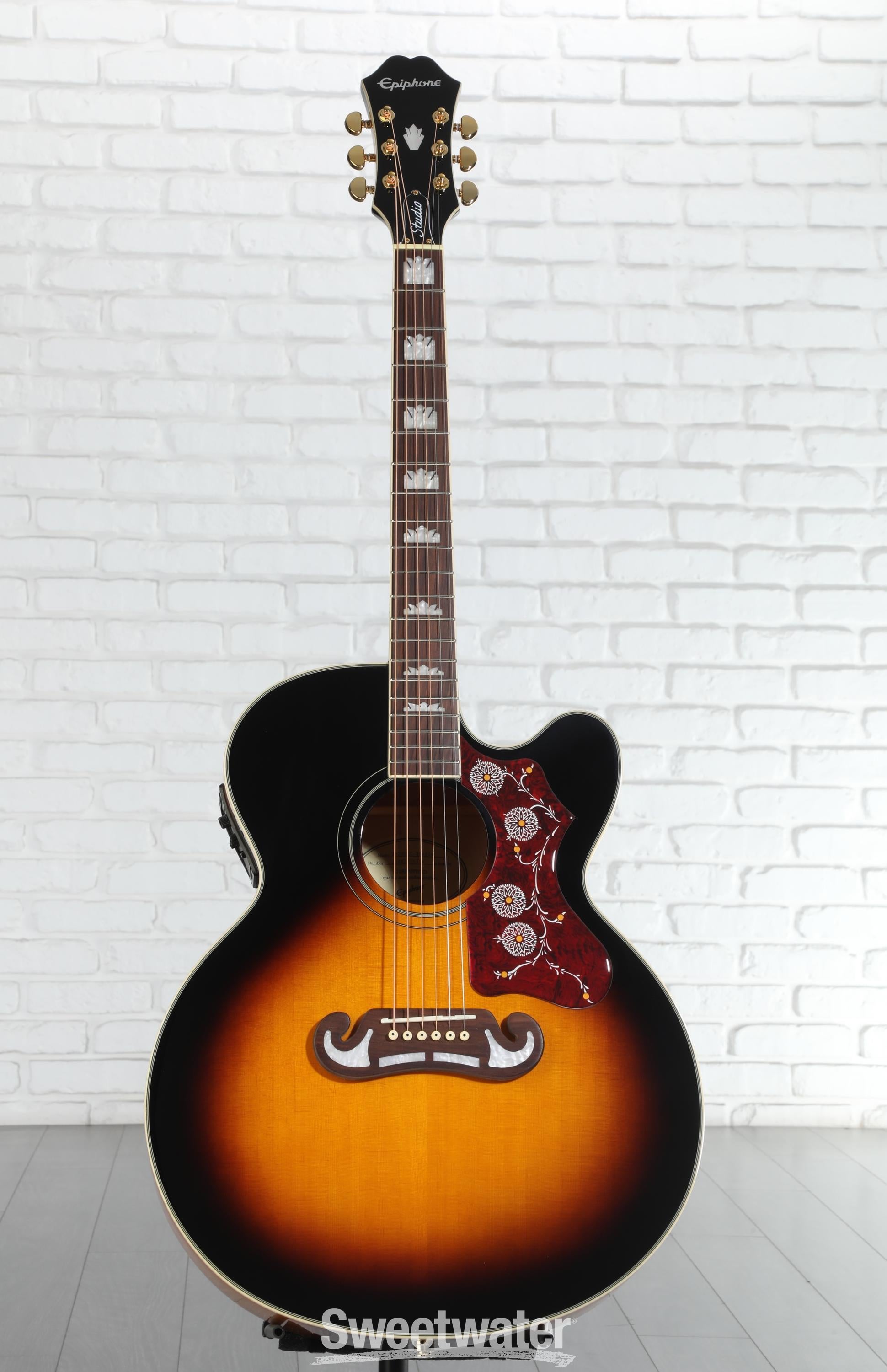 Epiphone EJ-200CE/VS サンバースト Epiphone J-200EC Studio Acoustic-Electric Guitar - Vintage
