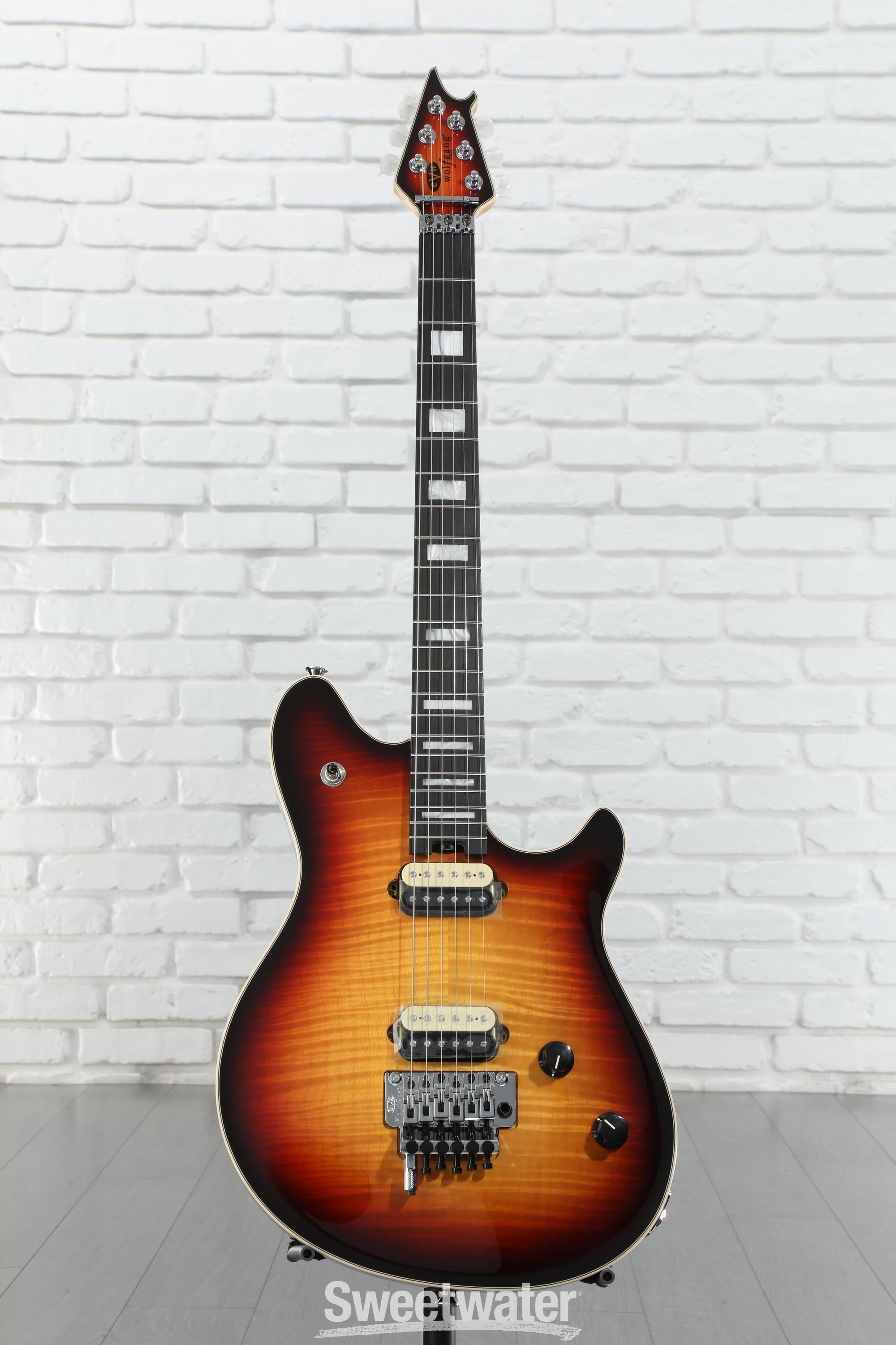 ギター EVH Wolfgang 5A FLM 3TONE BURST EVH Wolfgang USA Ebony Fingerboard 5A Flame Top 3-Tone Burst