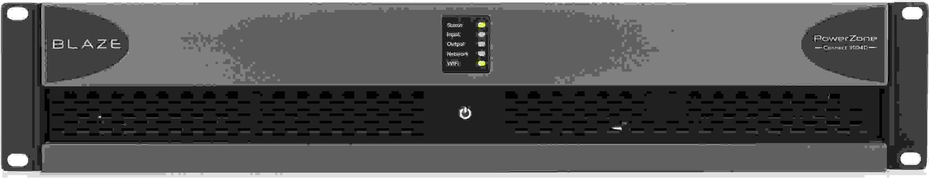 Blaze Audio PowerZone Connect 3004D 3,000-watt 4-channel 70V/100V Power Amplifier with Dante