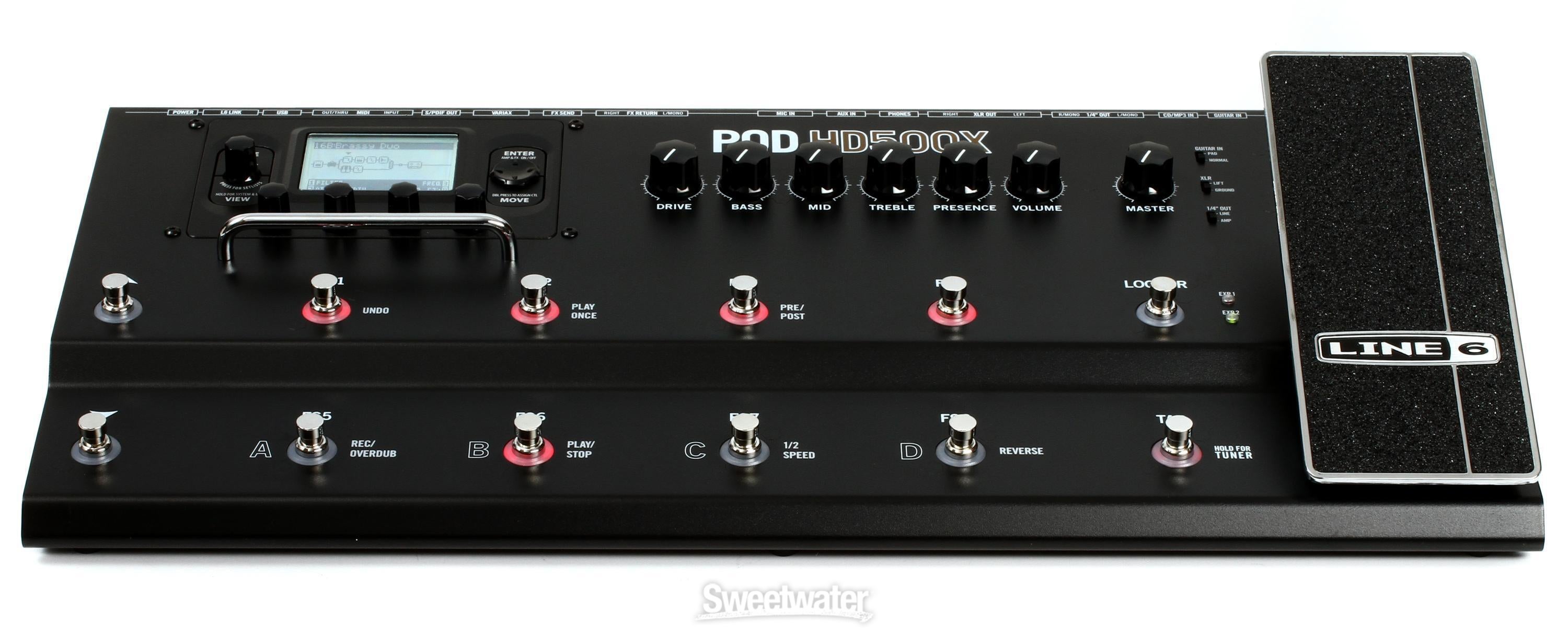 Line 6 POD HD500X Guitar Multi-effects Floor Processor | Sweetwater