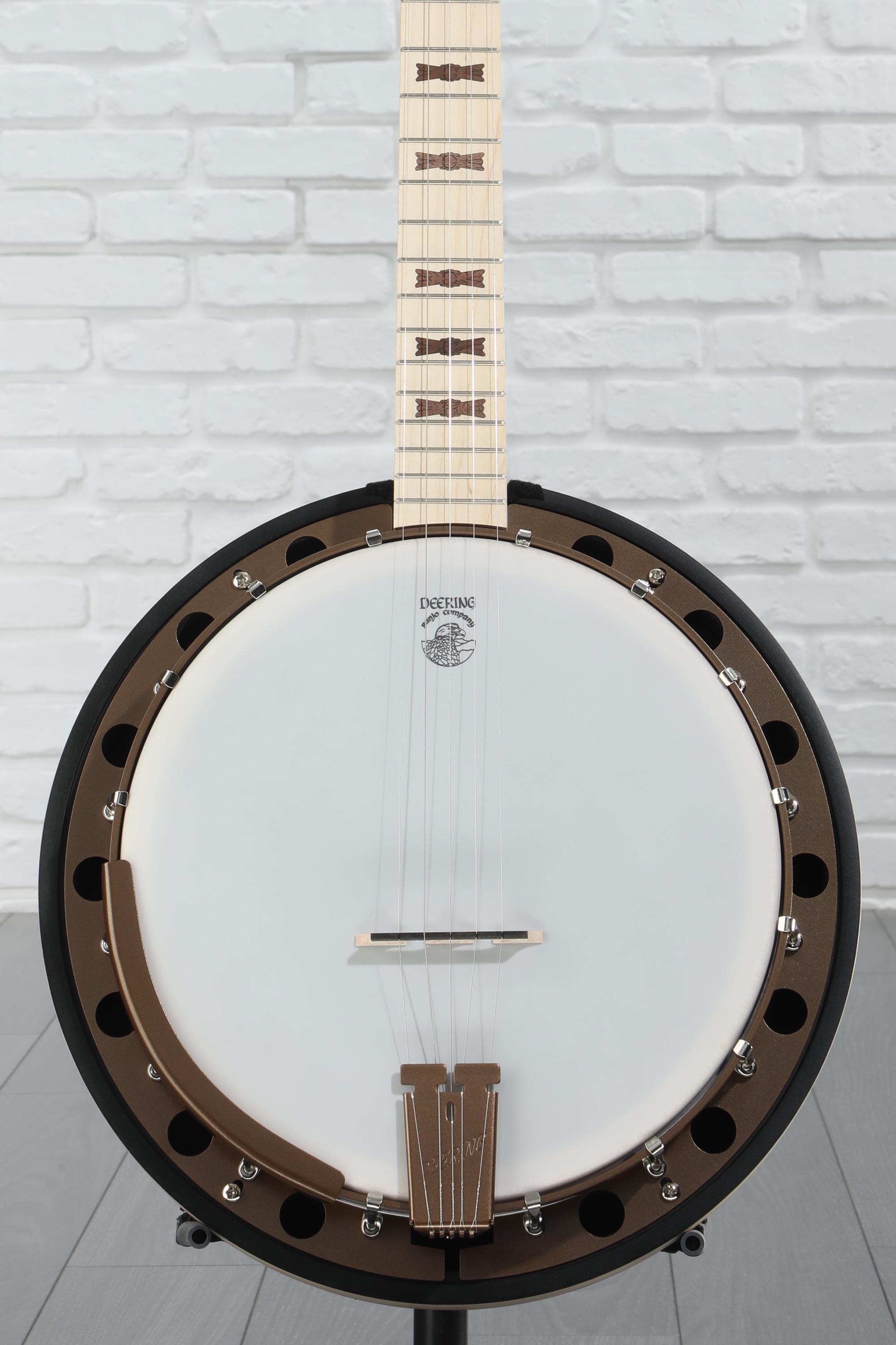 Deering Goodtime Two Resonator 5-string Banjo - Blonde Satin
