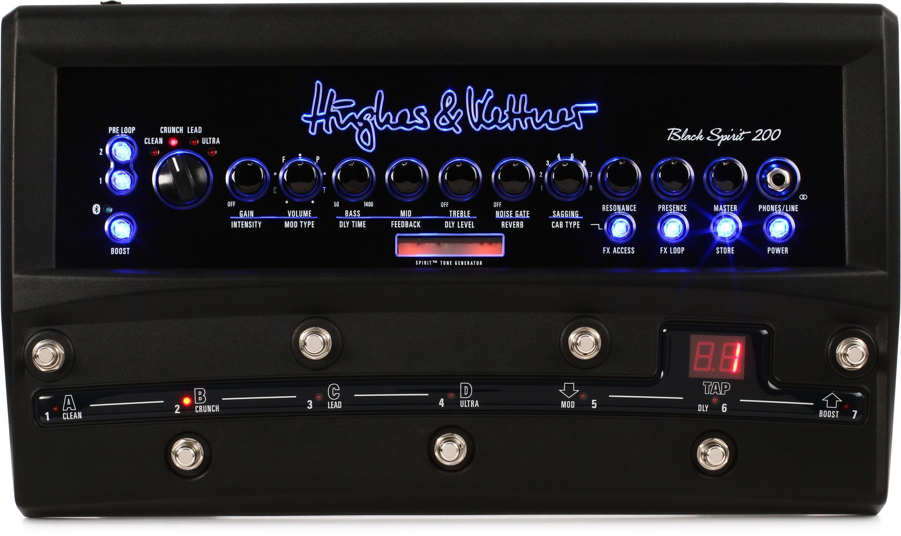 Hughes  Kettner Black Spirit 200 200-watt Floorboard Amplifier  Sweetwater