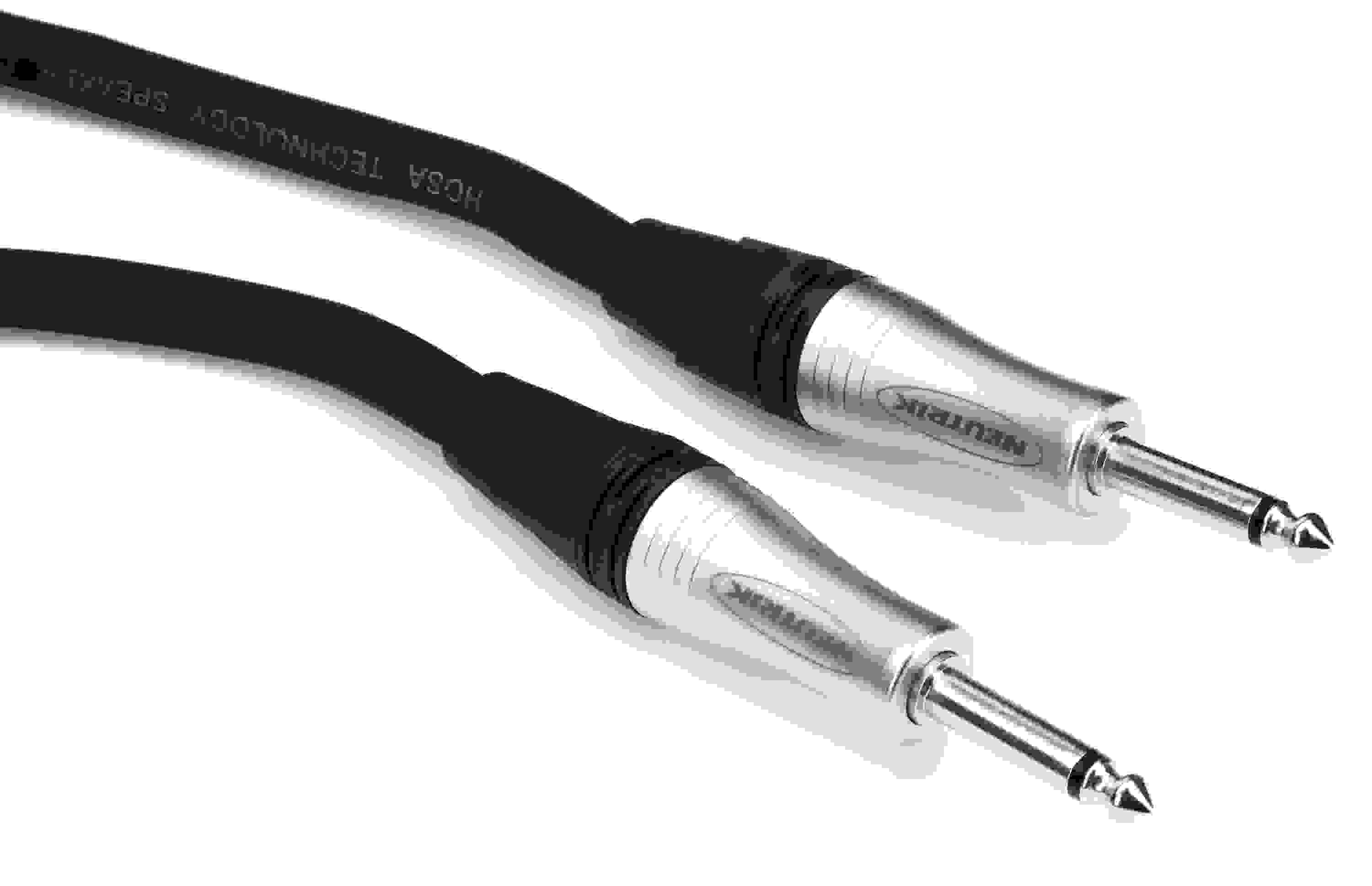 Hosa SKJ-205 Edge Speaker Cable - 1/4 inch TS to 1/4 inch TS - 5 foot