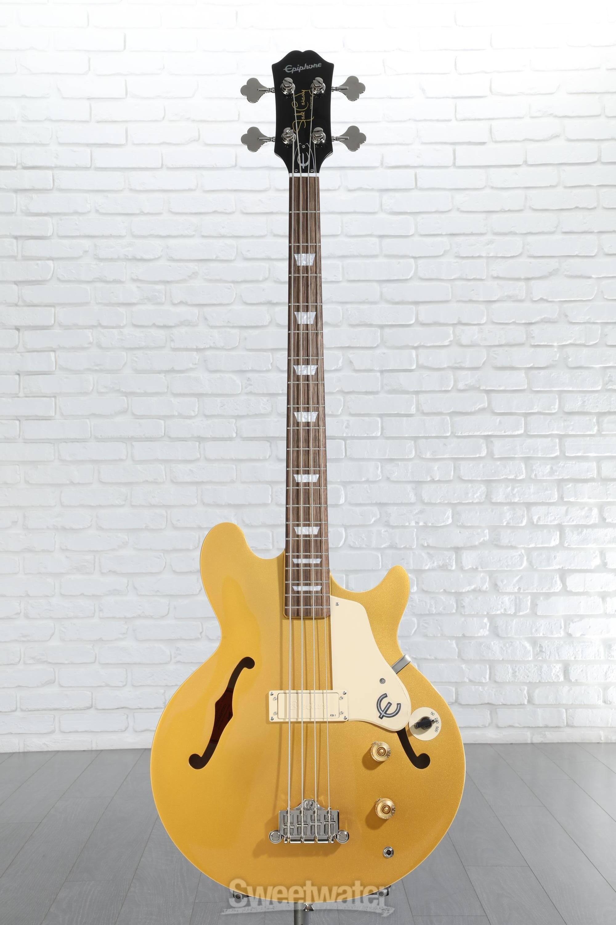 Epiphone Jack Casady Signature Bass Guitar - Metallic Gold