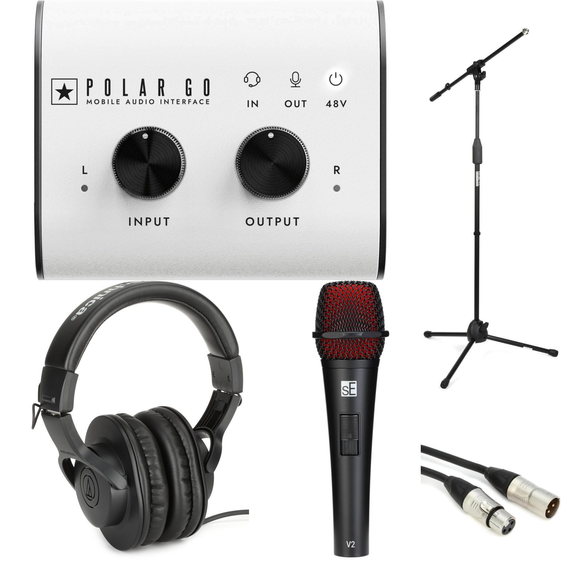 Blackstar Polar Go USB-C Audio Interface Portable Recording Bundle