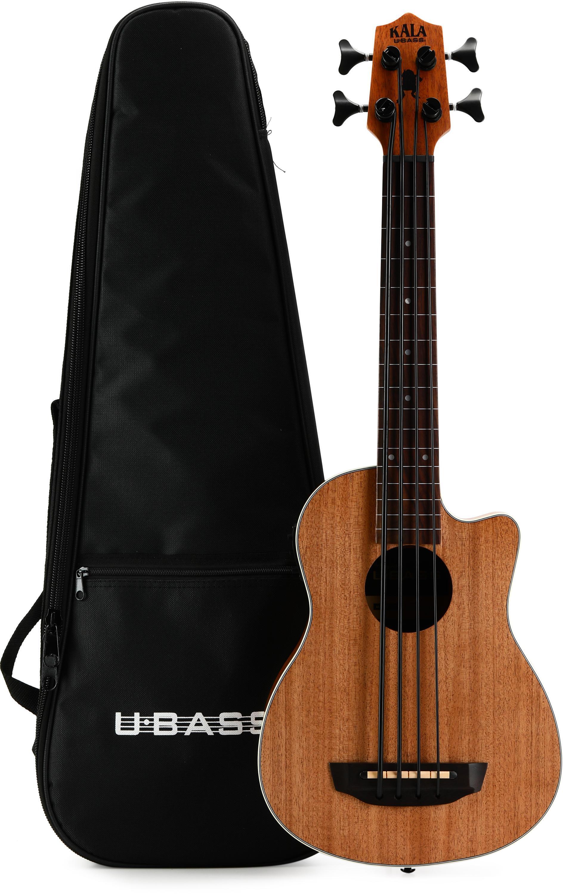 Bundled Item: Kala Scout Acoustic-electric Fretless U-Bass - Natural
