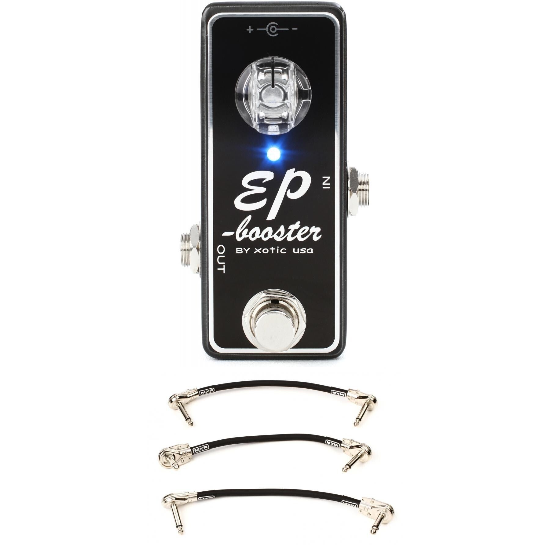 EP Booster Mini Boost Pedal with 3 Patch Cables - Sweetwater