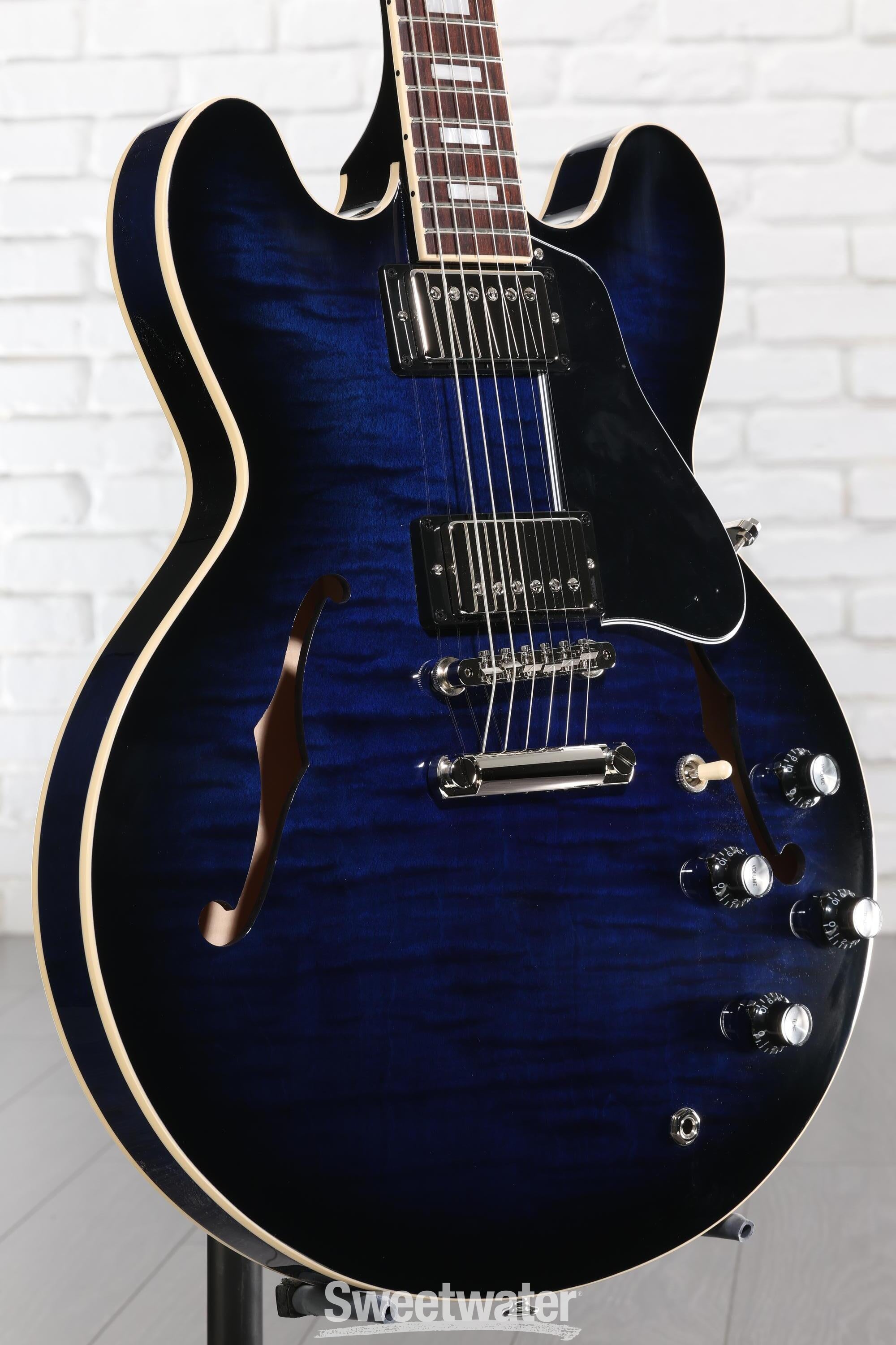 Photo of Gibson ES-335 Figured Semi-hollowbody Electric Guitar - Deep Ocean Burst