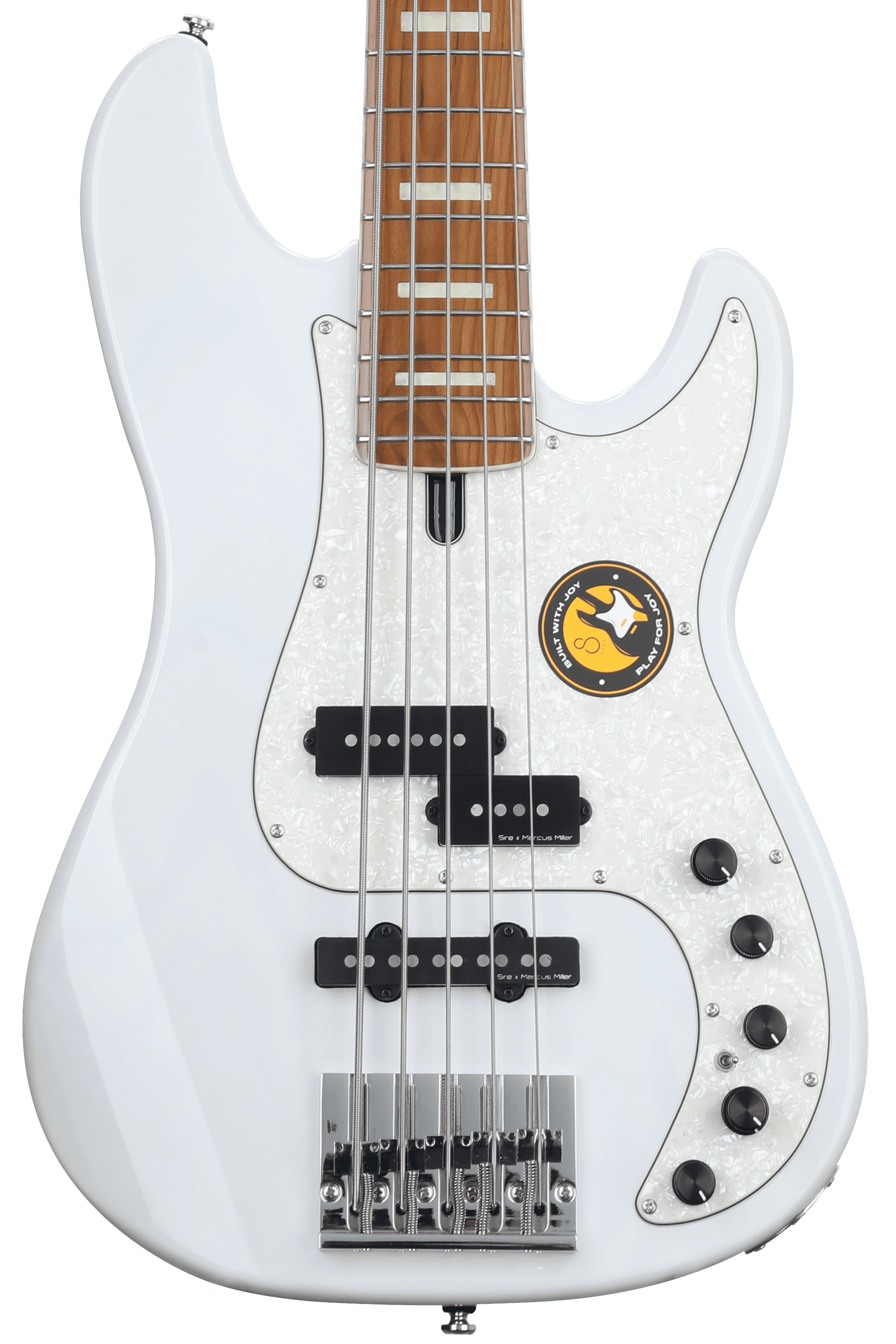 Sire Marcus Miller P8 5string Bass Guitar White Blonde Sweetwater