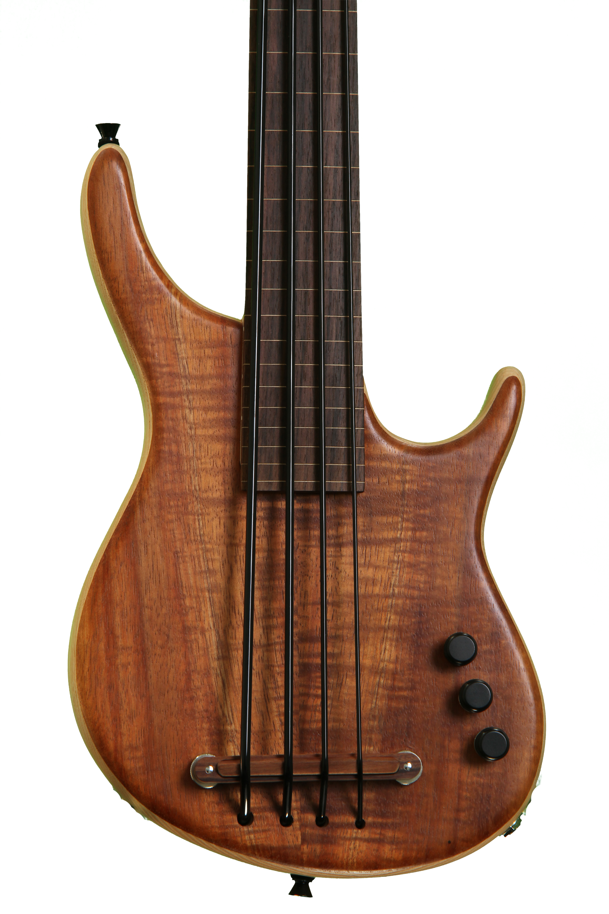 Kala U-Bass Fretless Acoustic-Electric Bass Ukulele - Striped