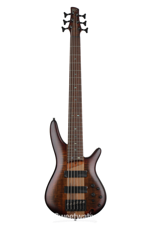 Ibanez 日本製 brown Ibanez SR876 - Brown Topaz Burst Flat | Sweetwater