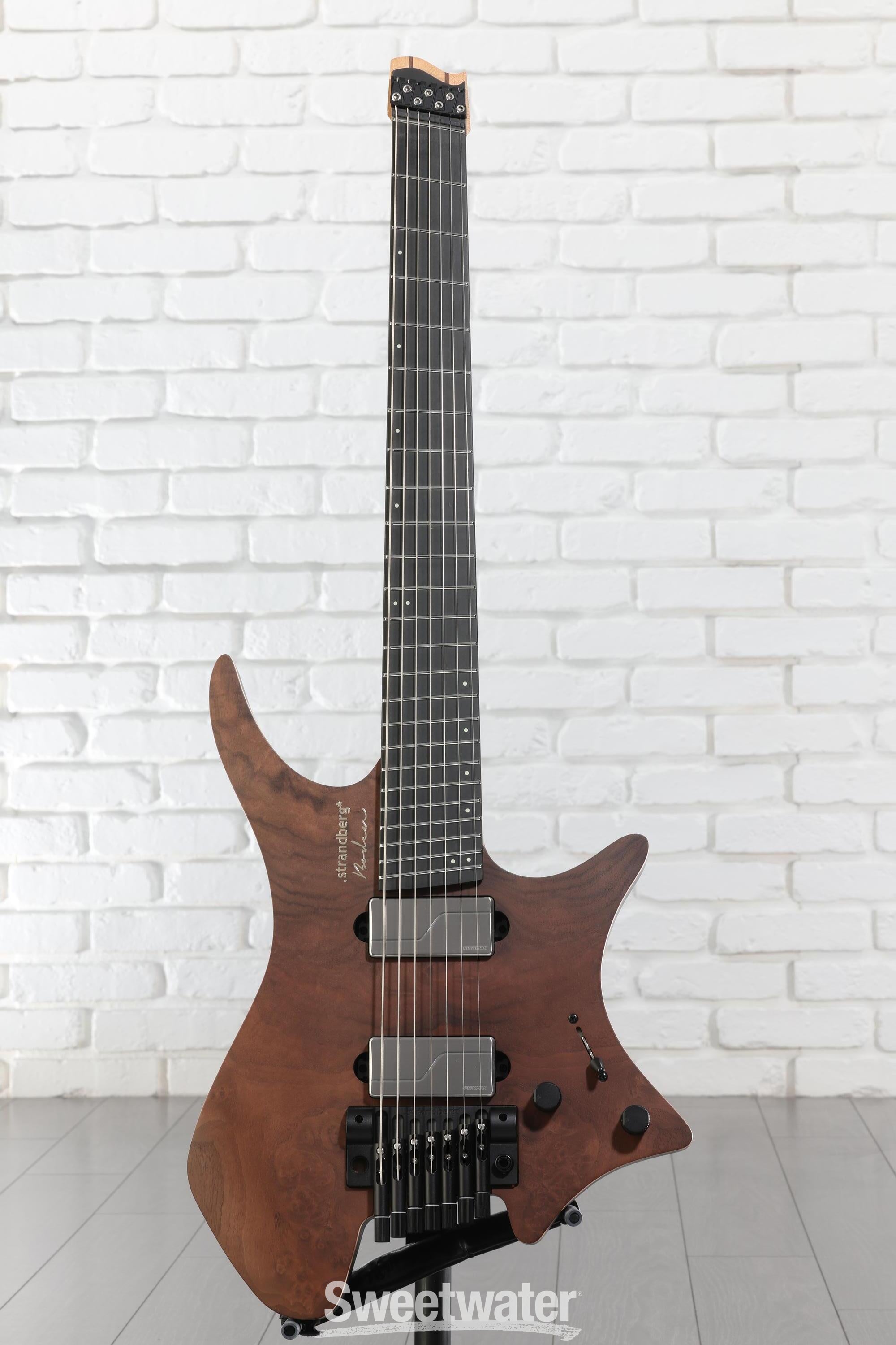 Strandberg Boden Prog NX 7 Electric Guitar - Natural Walnut Burl