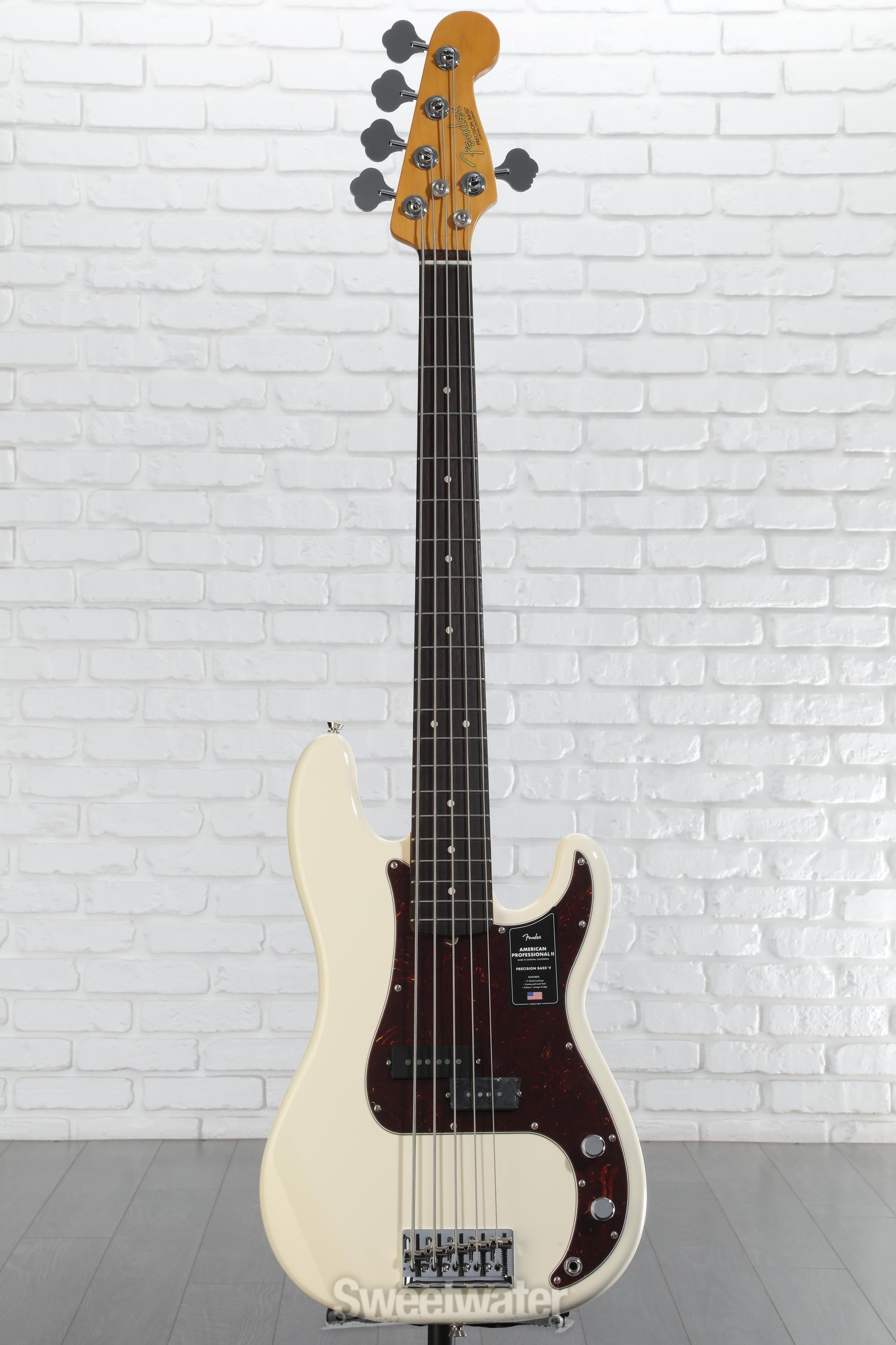 Fender American Professional II Precision Bass V - Olympic