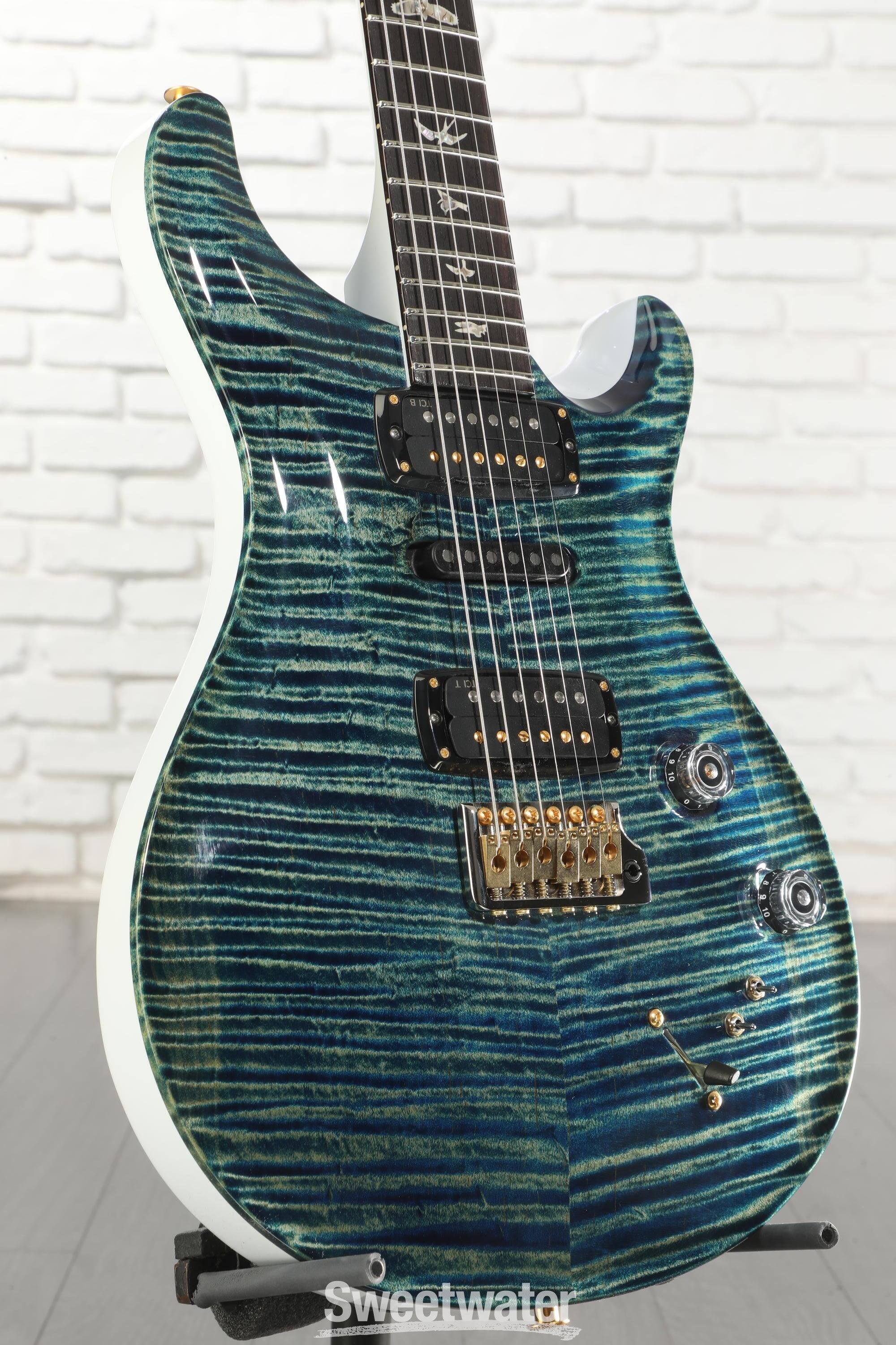 Photo of PRS Modern Eagle V Electric Guitar - River Blue Pearl, 10-Top