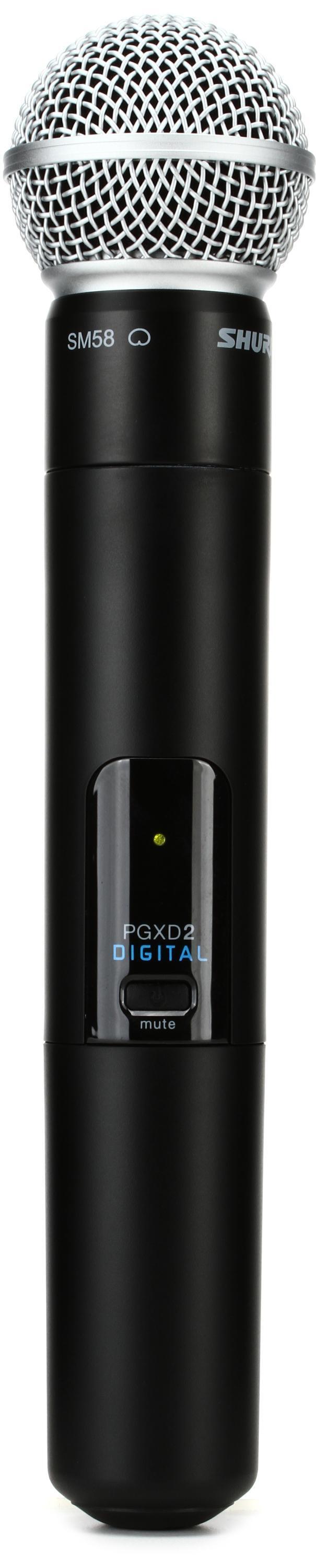 Shure PGXD2/SM58 Wireless Handheld Microphone Transmitter