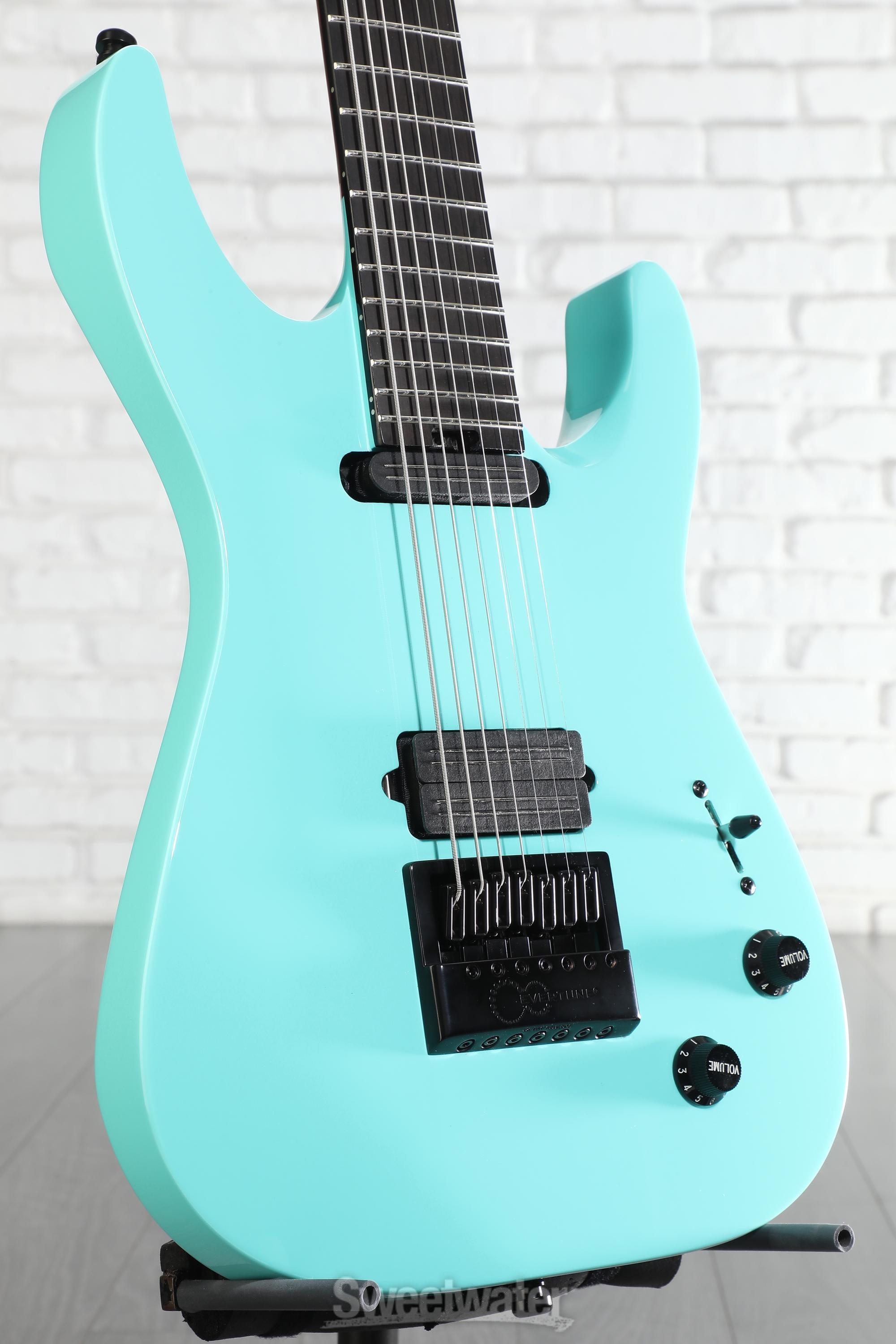 Photo of Jackson Pro Series Signature Josh Smith Soloist SL7 ET 7-string Electric Guitar - Dark Surf Green