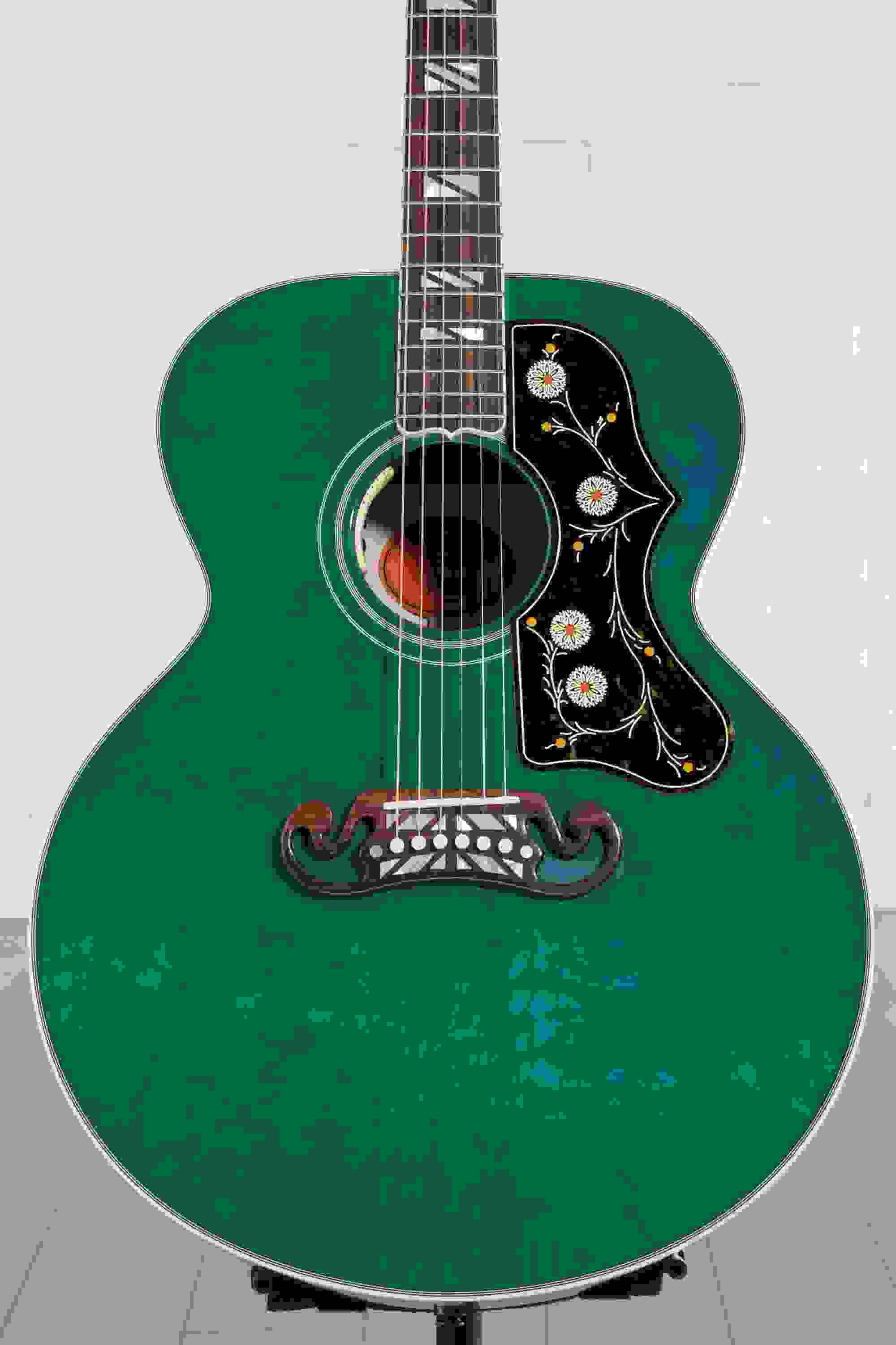 Gibson Acoustic Dealer Select SJ-200 Acoustic-electric Guitar - Seafoam Green