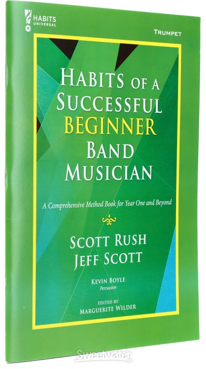 GIA Publications Habits Of A Successful Beginner Band Musician Book - Trumpet